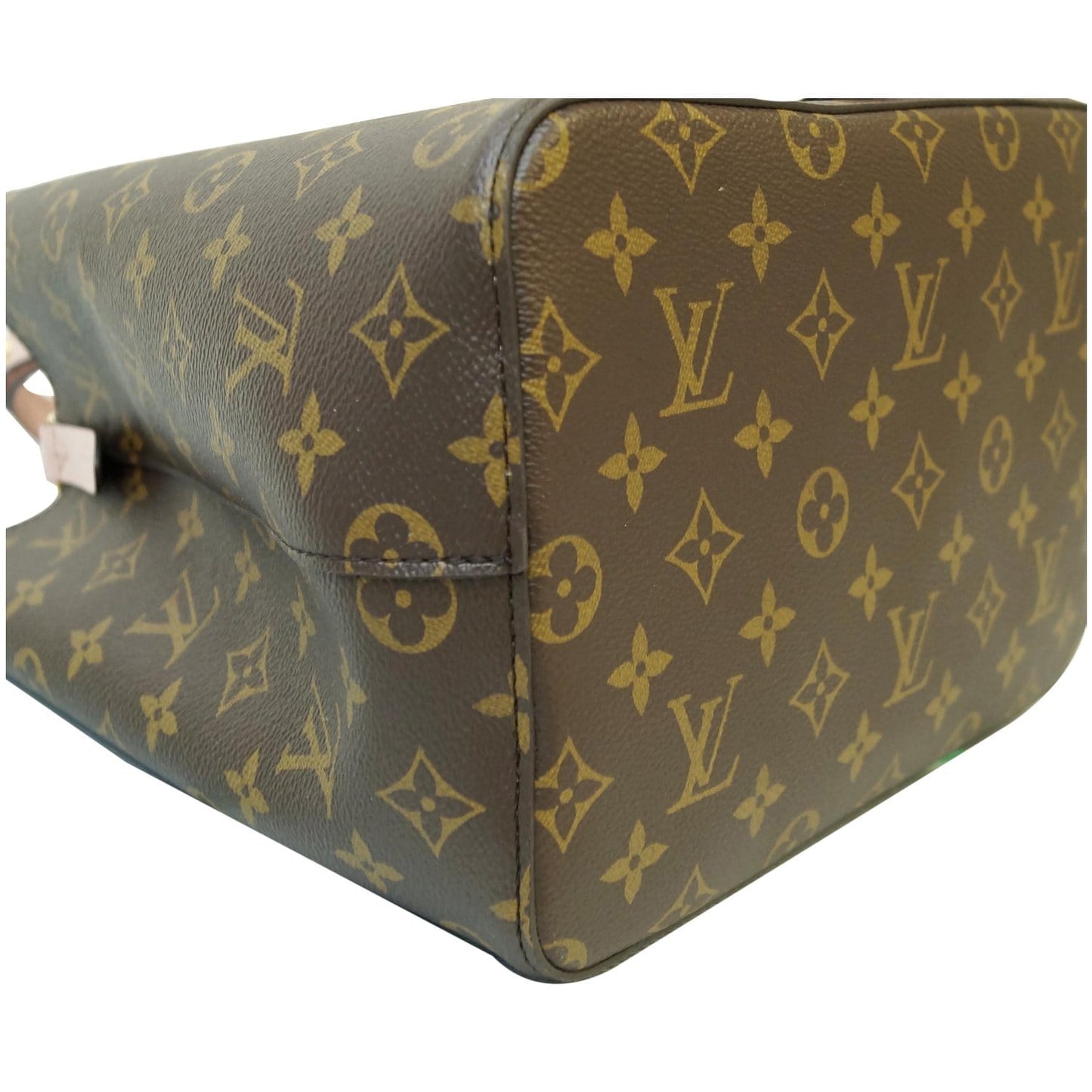 LOUIS VUITTON NeoNoe Monogram Canvas Shoulder Bag Rose Ballerine