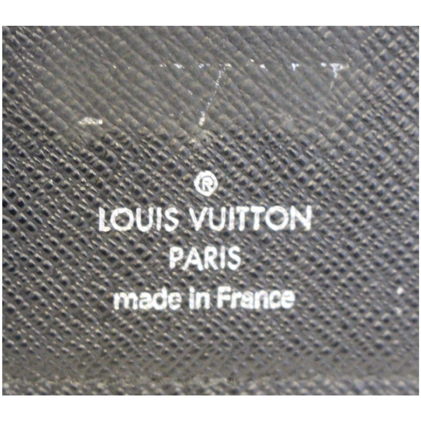 LOUIS VUITTON Pocket Organizer Damier Graphite Card Case Black