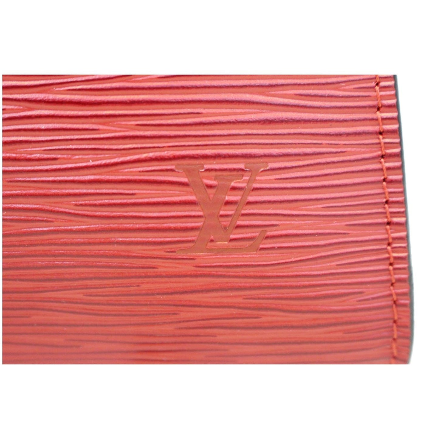 LOUIS VUITTON Epi Leather Red Pochette Accessoires Pouch