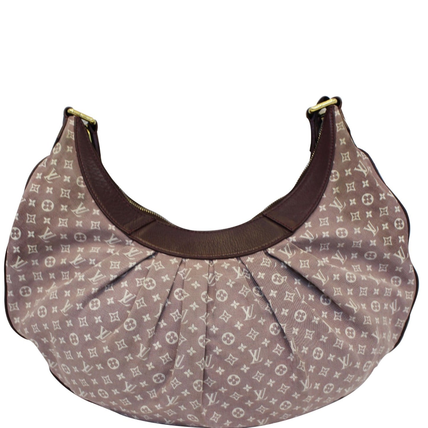 LOUIS VUITTON Rhapsody MM Monogram Mini Lin Shoulder Bag Burgundy