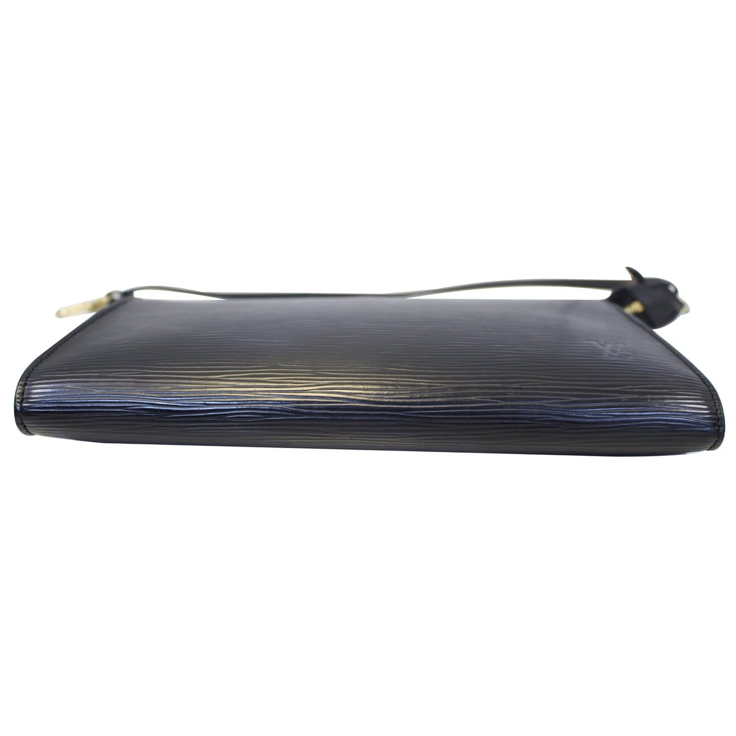 LOUIS VUITTON Pochette Accessoires Epi Leather Pouch Black