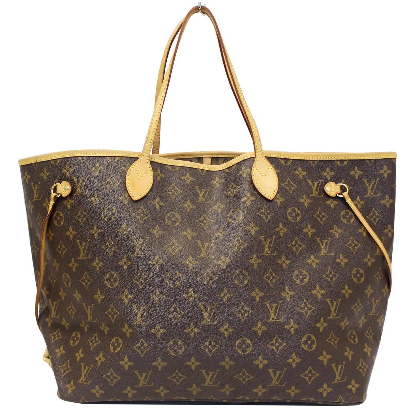 LOUIS VUITTON Neverfull GM Monogram Canvas Tote Shoulder Bag Brown