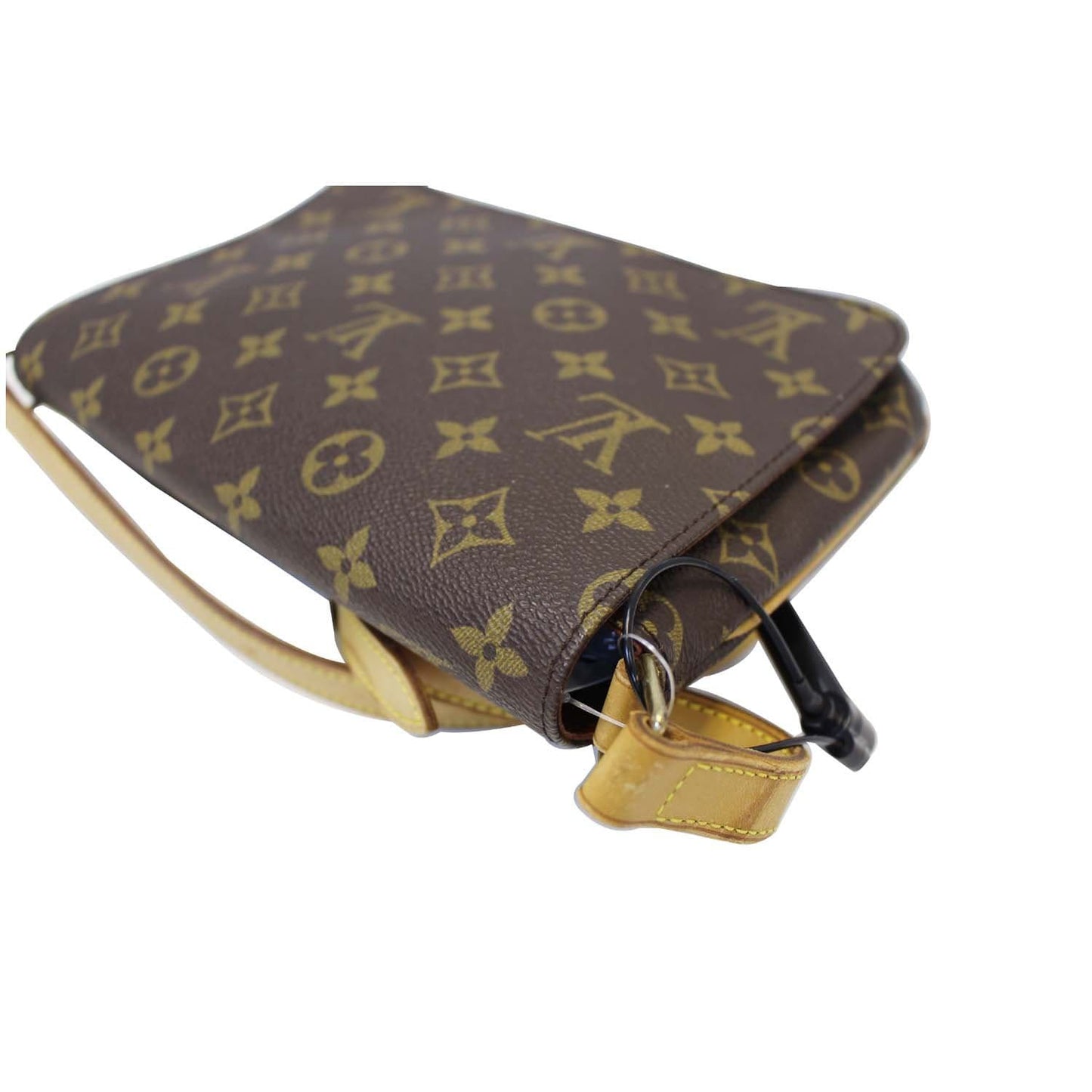 LOUIS VUITTON Musette Tango Monogram Canvas Short Strap Shoulder Bag Brown