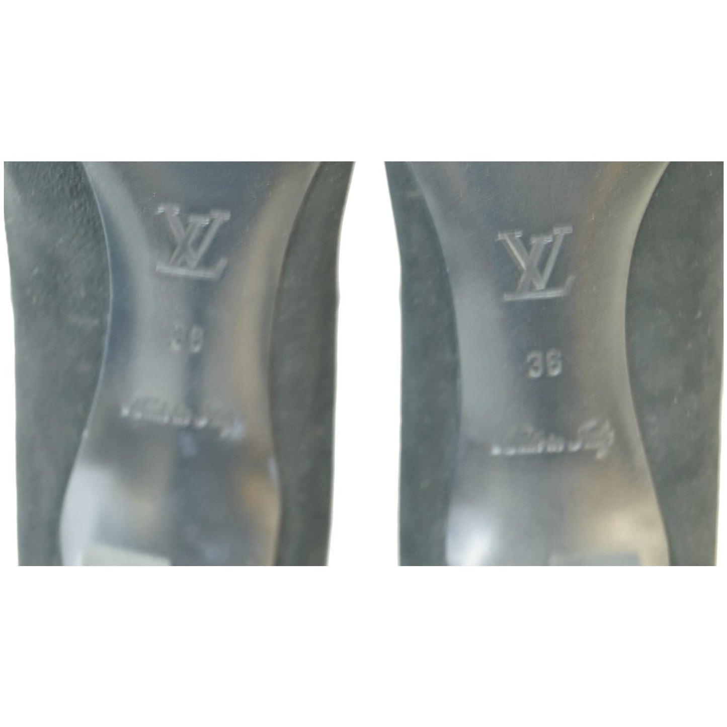 LOUIS VUITTON Rendez Vous Suede Leather Pumps Black US 6 - Last Call