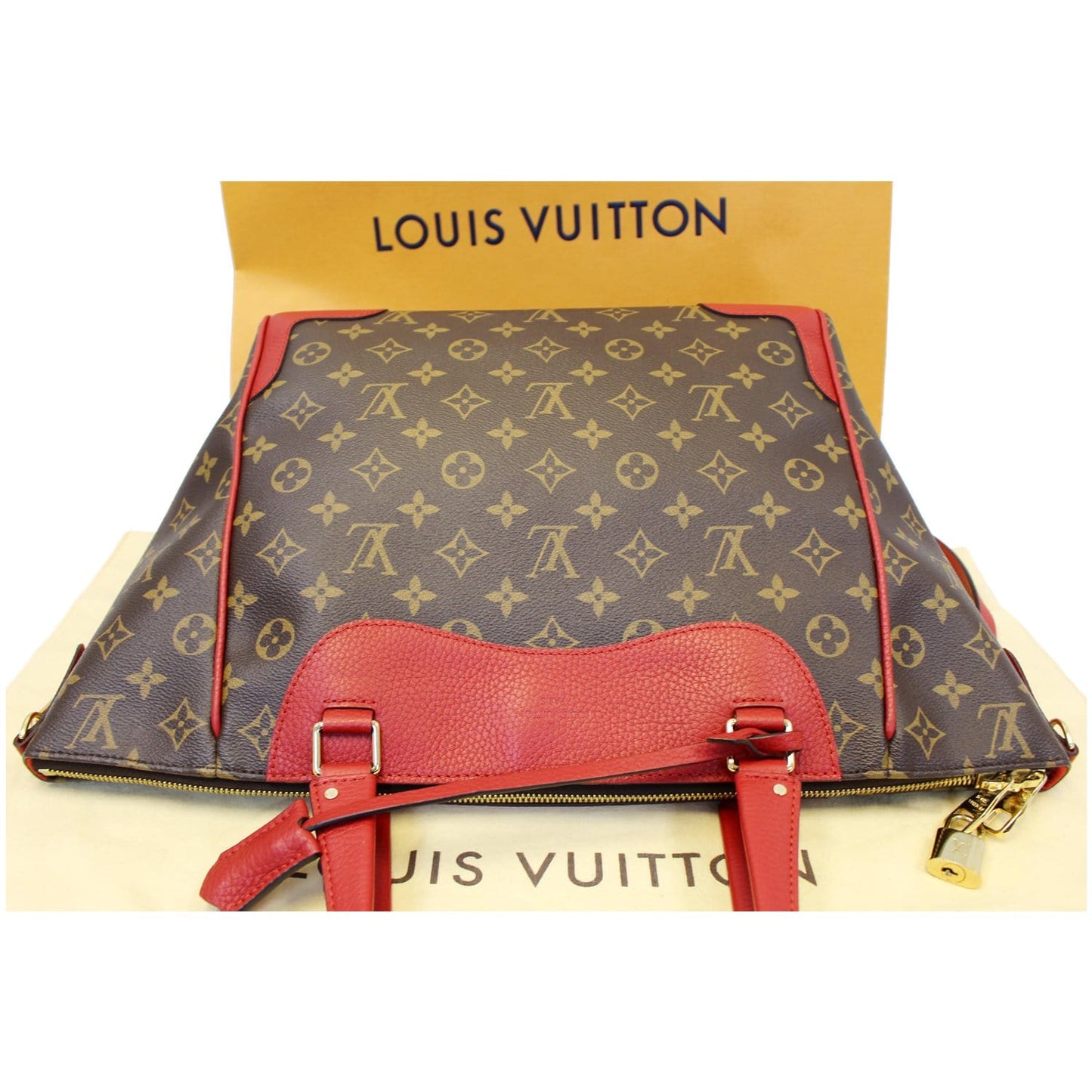 LOUIS VUITTON Estrela NM Monogram Canvas Shoulder Bag Cherry