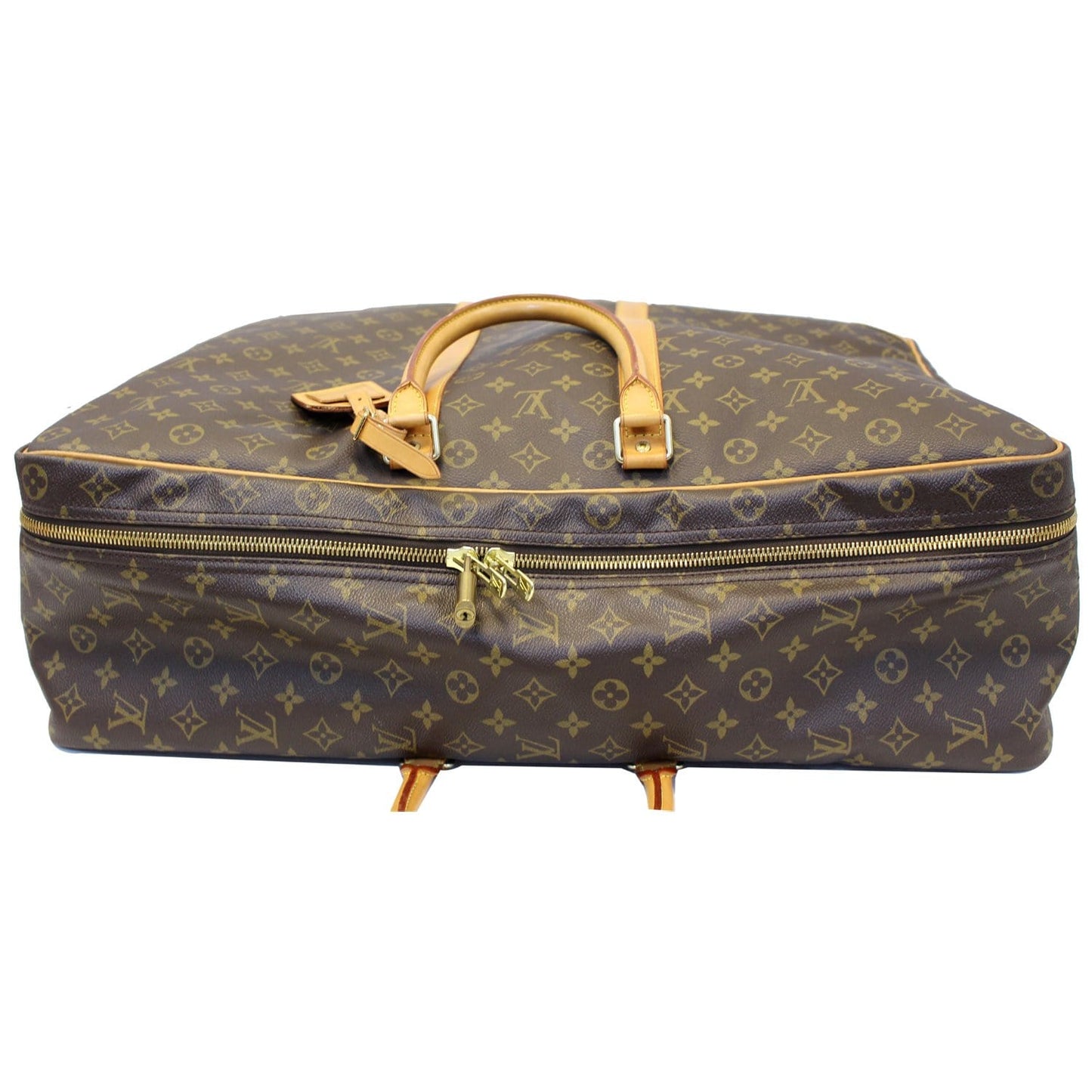 LOUIS VUITTON Sirius 55 Monogram Canvas Suitcase Travel Bag Brown