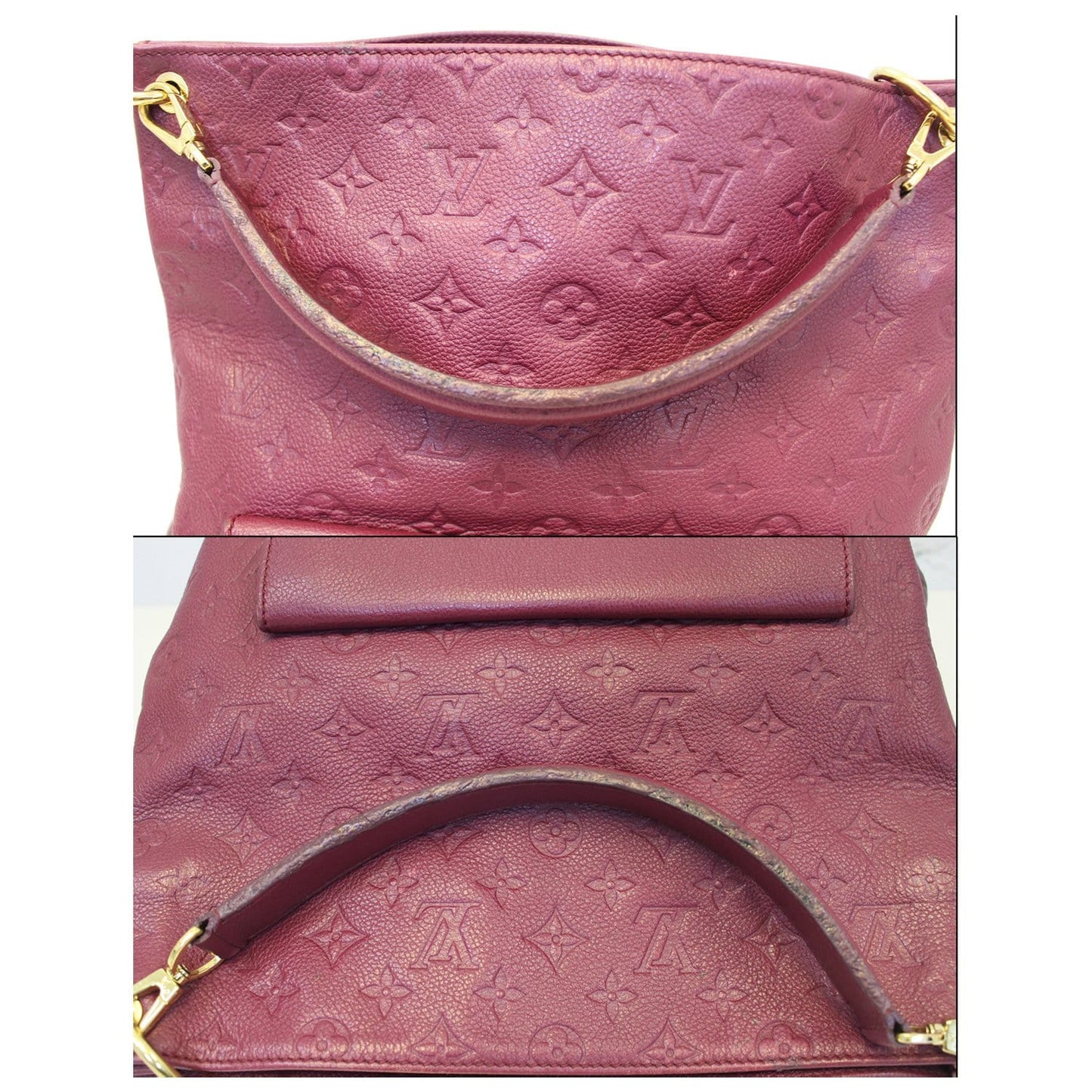 LOUIS VUITTON Metis Monogram Empreinte Hobo Bag Purple