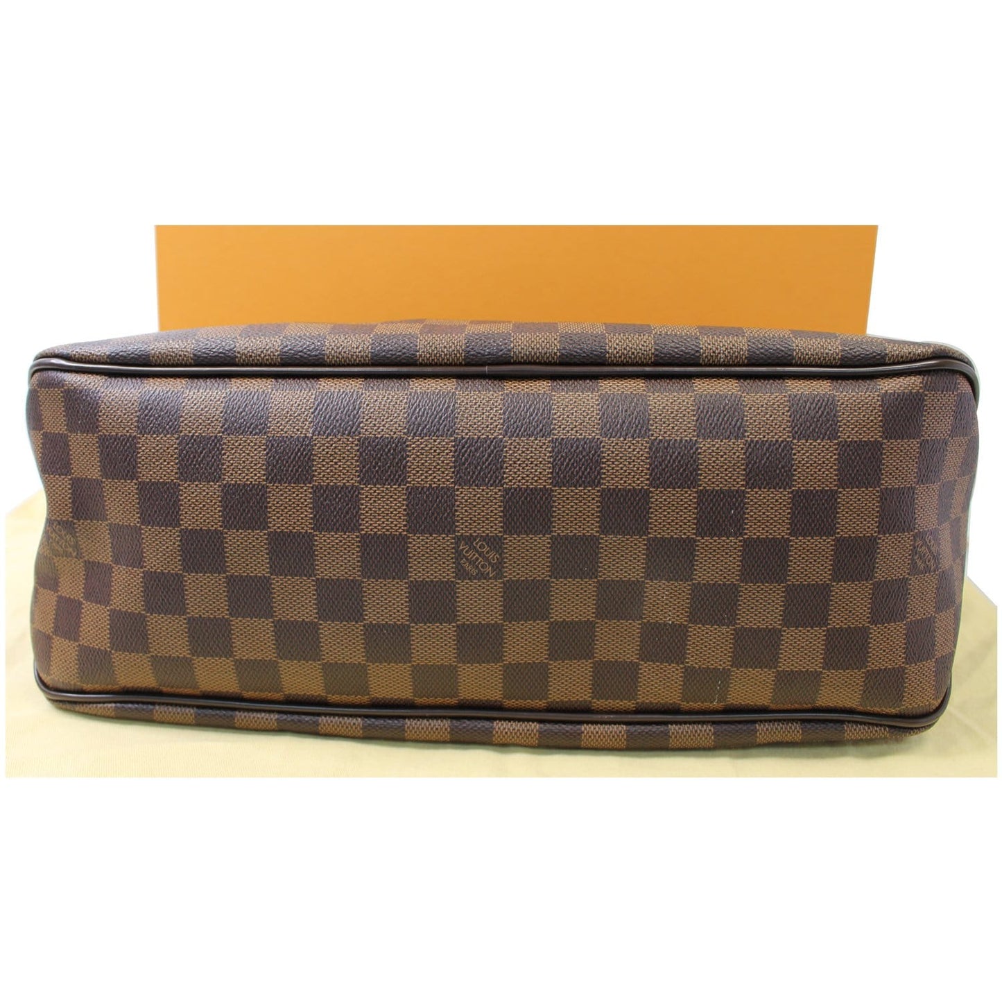LOUIS VUITTON Delightful MM NM Damier Ebene Hobo Shoulder Bag Brown