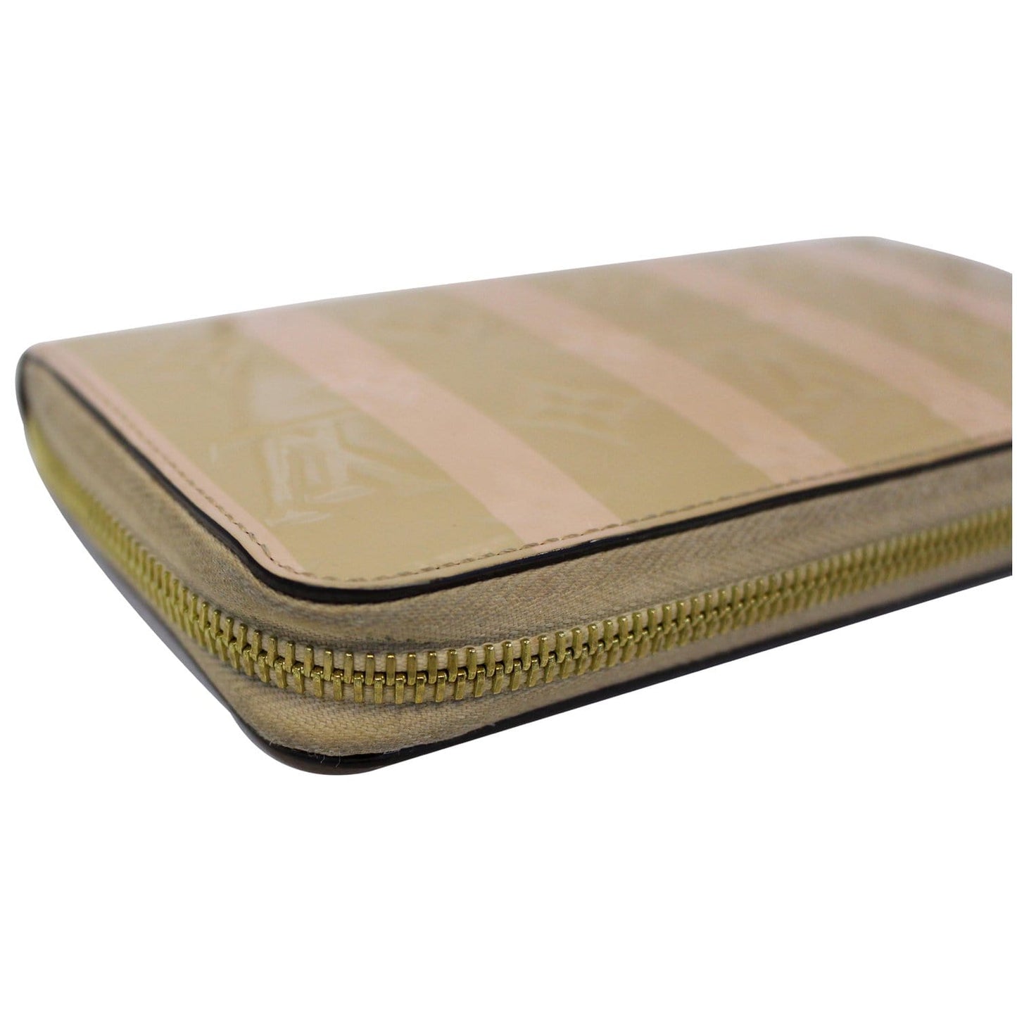 LOUIS VUITTON Vernis Rayures Zippy Wallet Dune - 25% OFF