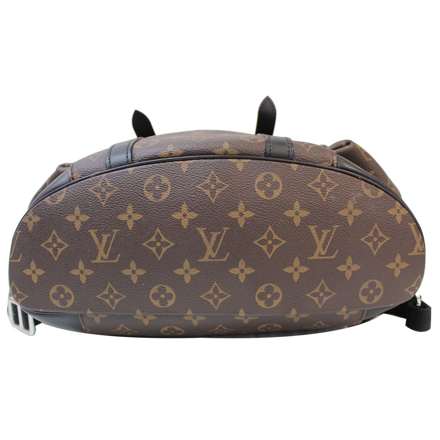 LOUIS VUITTON Christopher PM Monogram Macassar Canvas Backpack Bag Brown