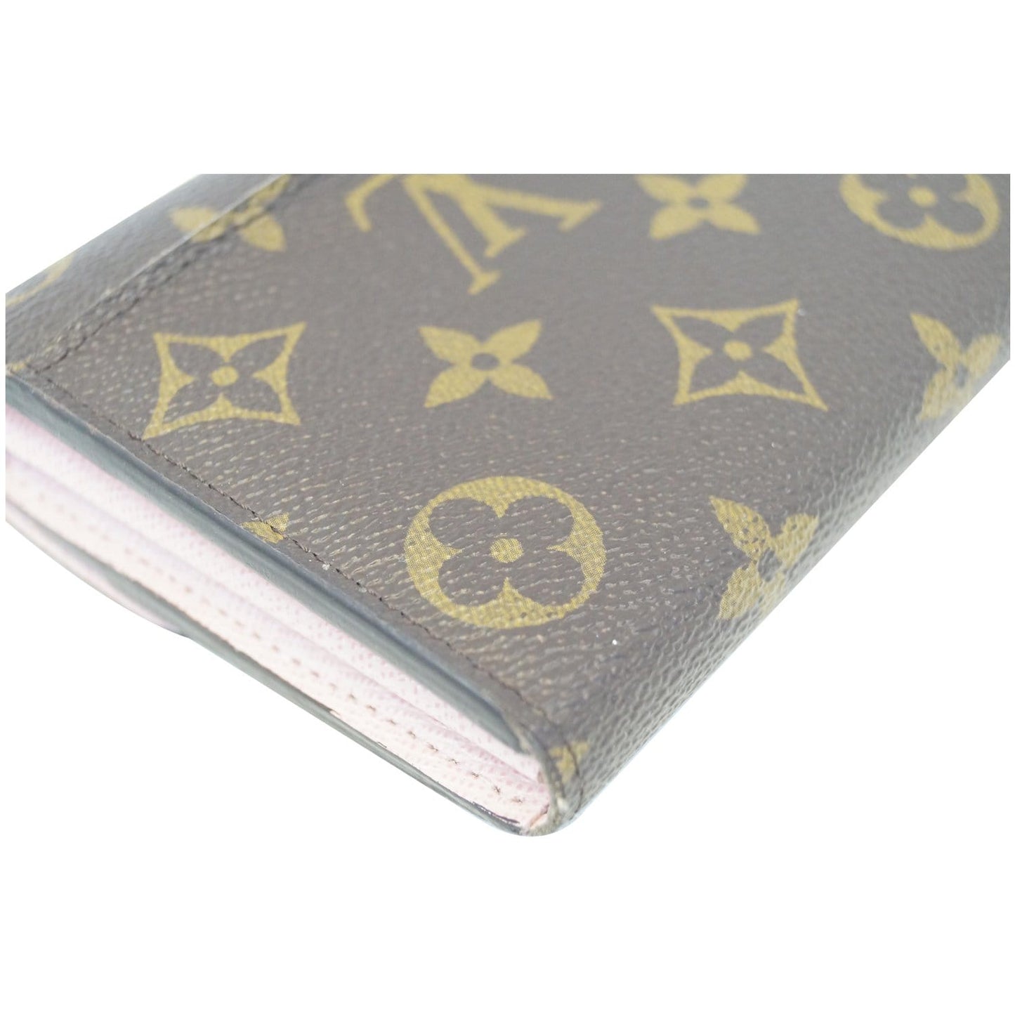 LOUIS VUITTON Sarah Monogram Canvas Wallet Brown