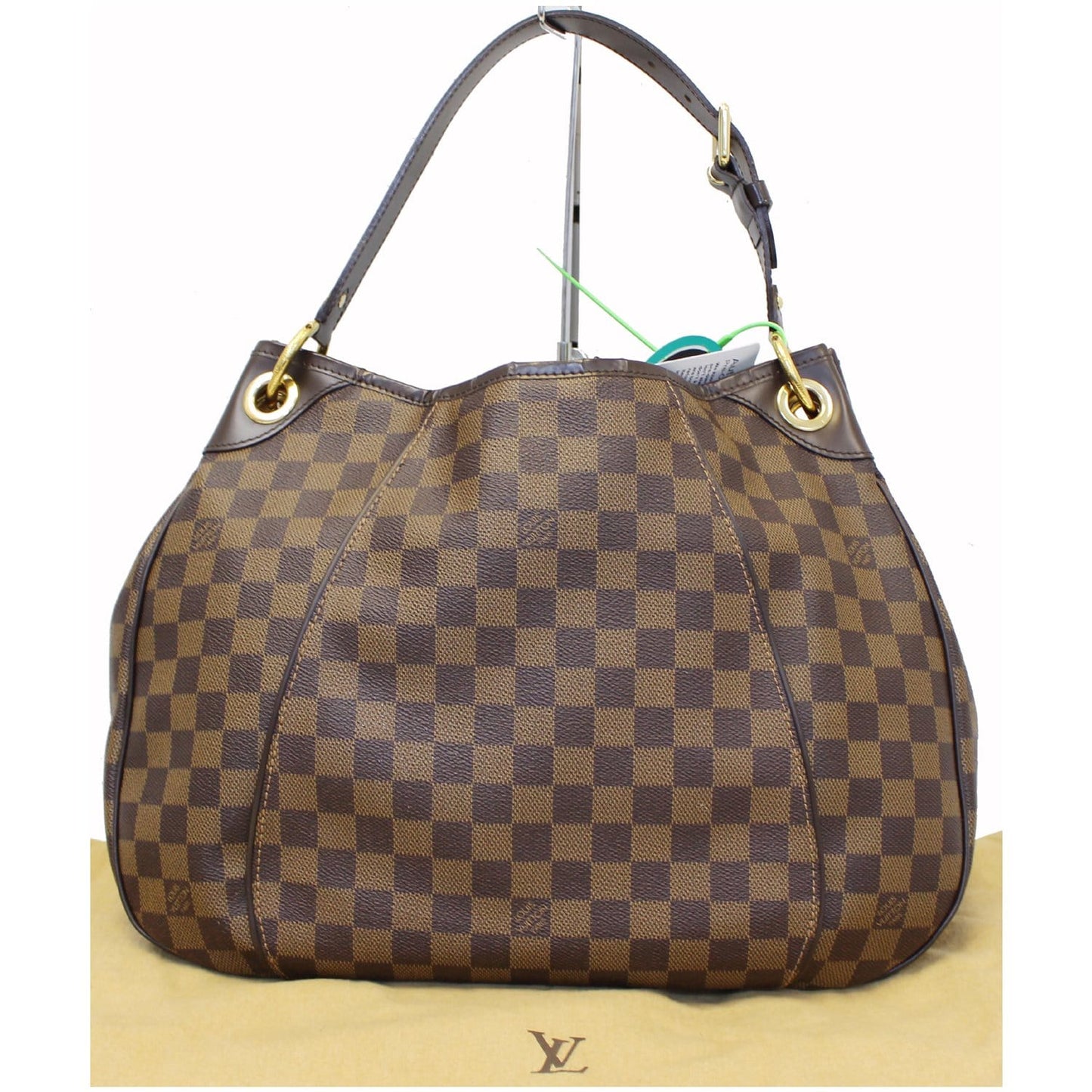 LOUIS VUITTON Galliera PM Damier Ebene Shoulder Bag Brown