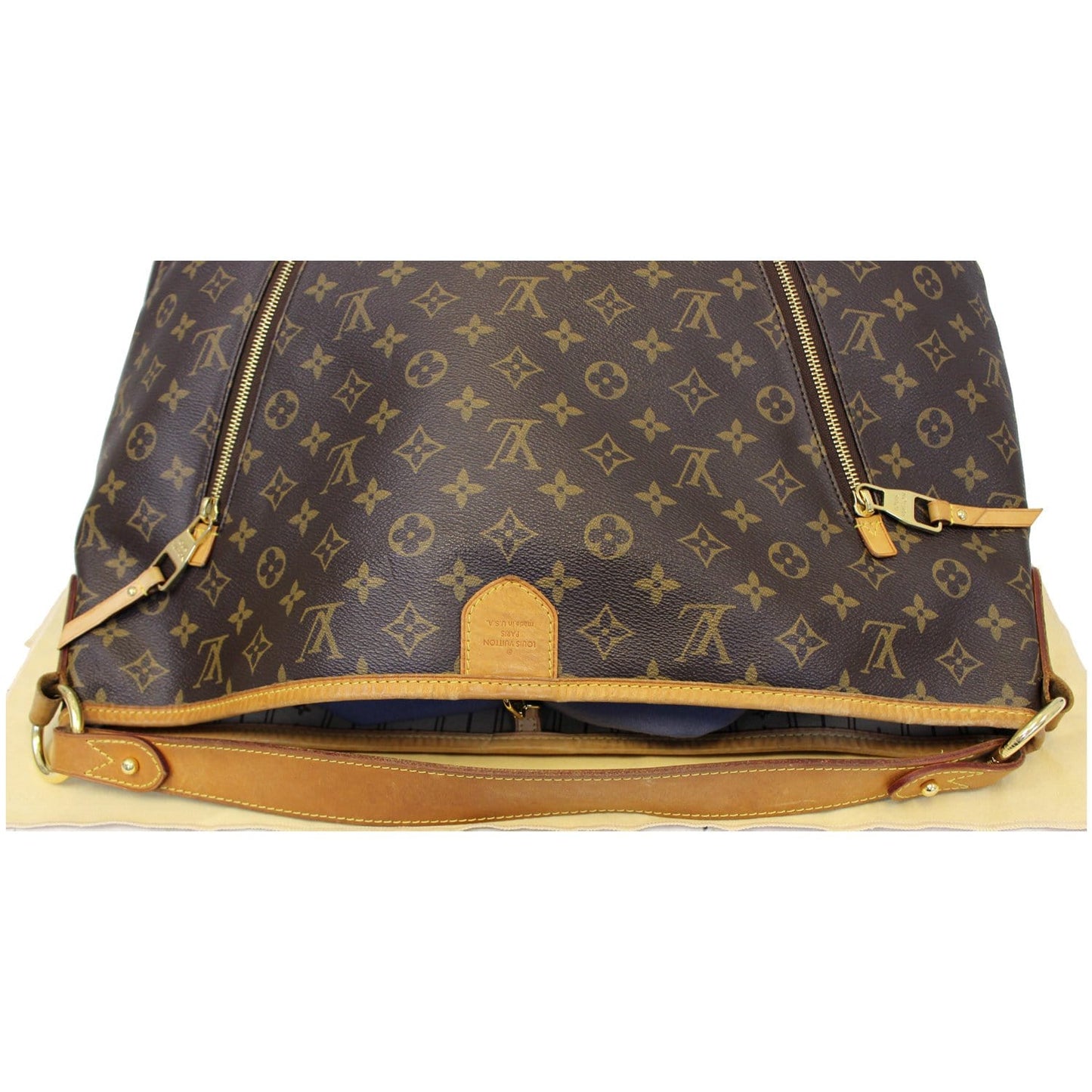 LOUIS VUITTON Delightful GM Monogram Canvas Shoulder Bag Brown
