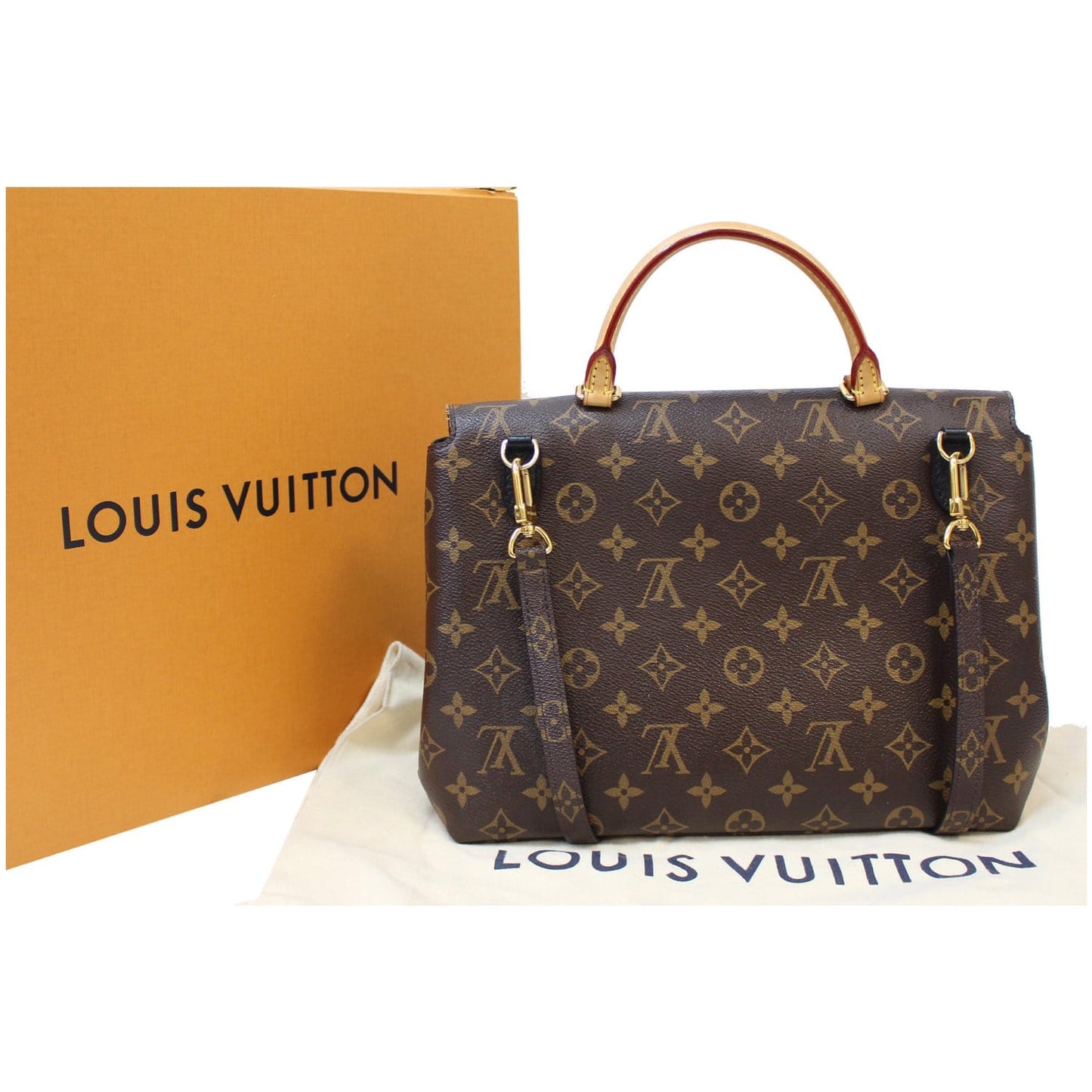 LOUIS VUITTON Marignan Monogram Canvas Messenger Shoulder Bag Brown - 15% OFF