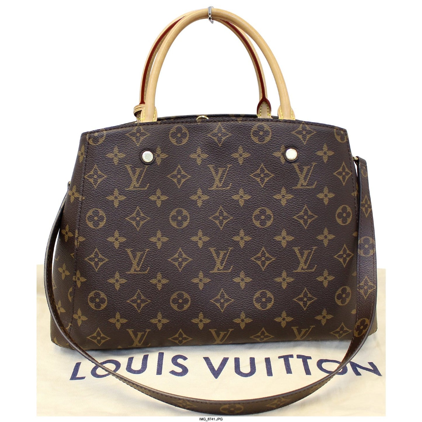 LOUIS VUITTON Montaigne MM Monogram Canvas Shoulder Bag