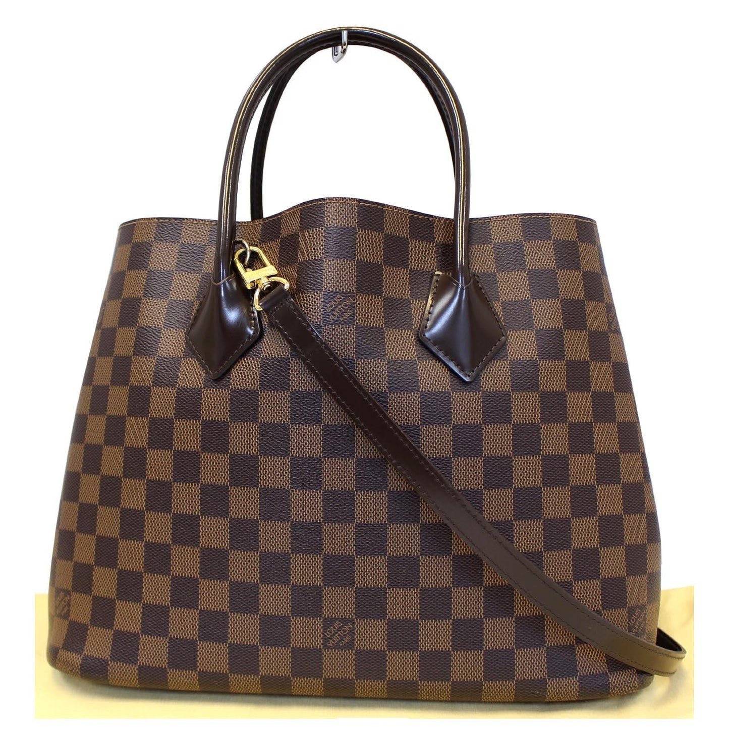 LOUIS VUITTON Kensington Damier Ebene Shoulder Handbag