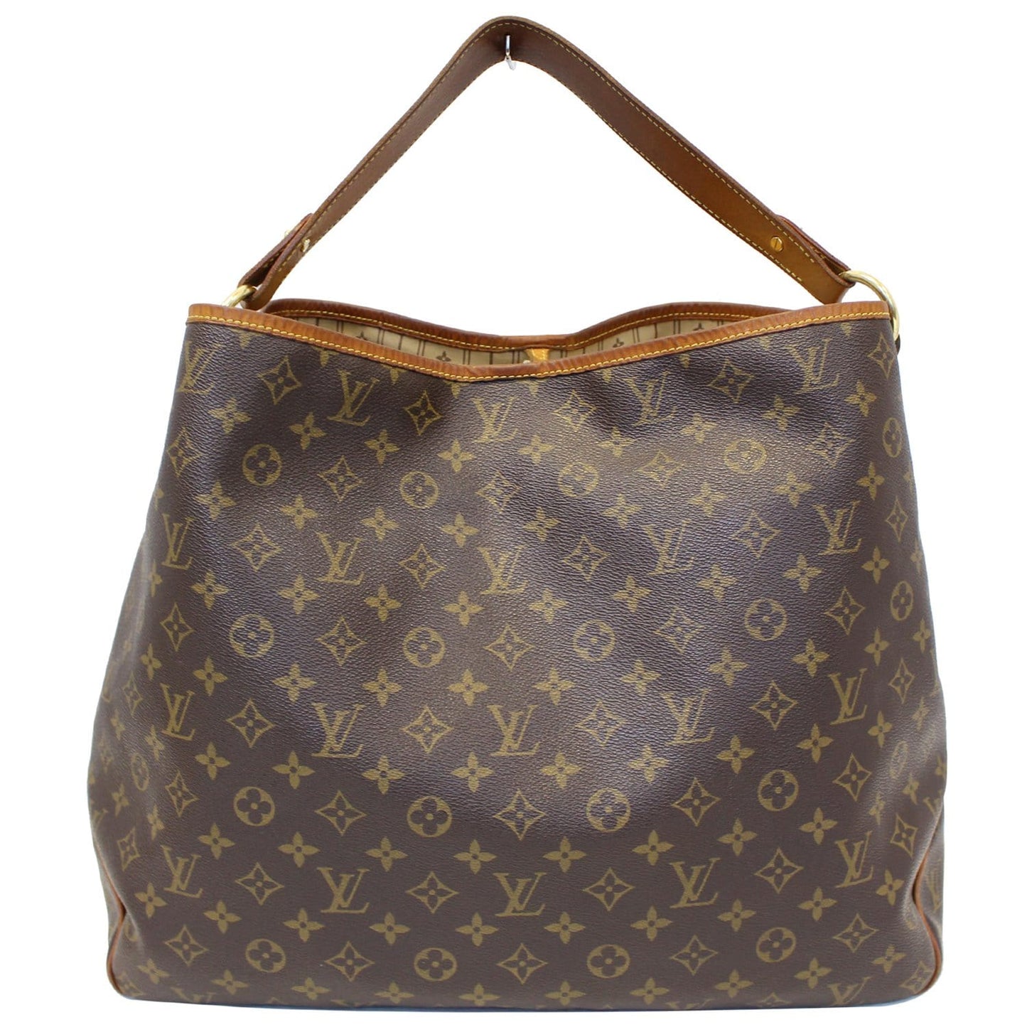 LOUIS VUITTON Delightful GM Monogram Canvas Shoulder Bag Brown