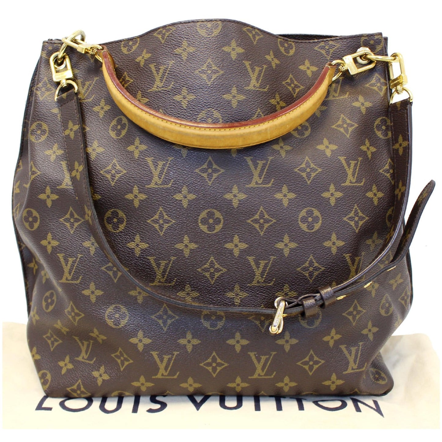 LOUIS VUITTON Metis Hobo Monogram Canvas Shoulder Bag Brown