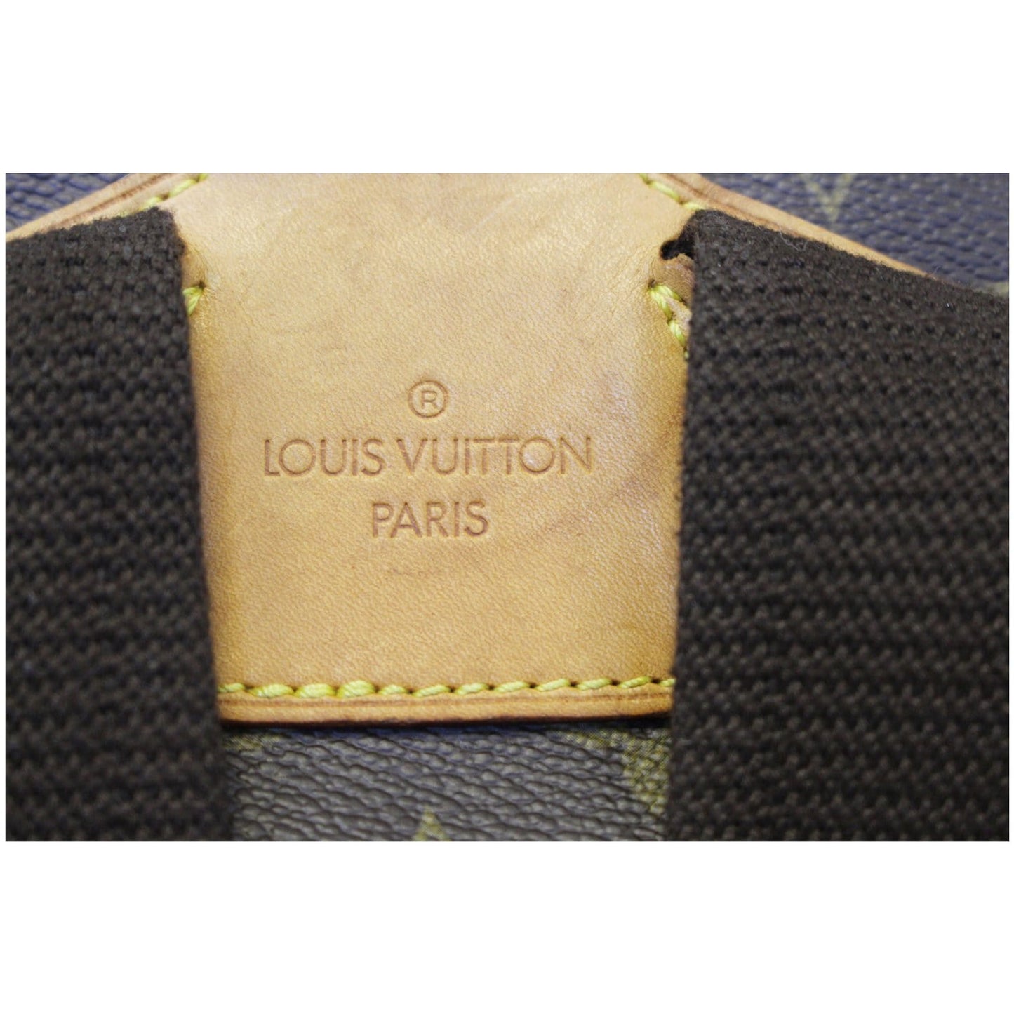 LOUIS VUITTON Montsouris GM Monogram Canvas Backpack Bag Brown
