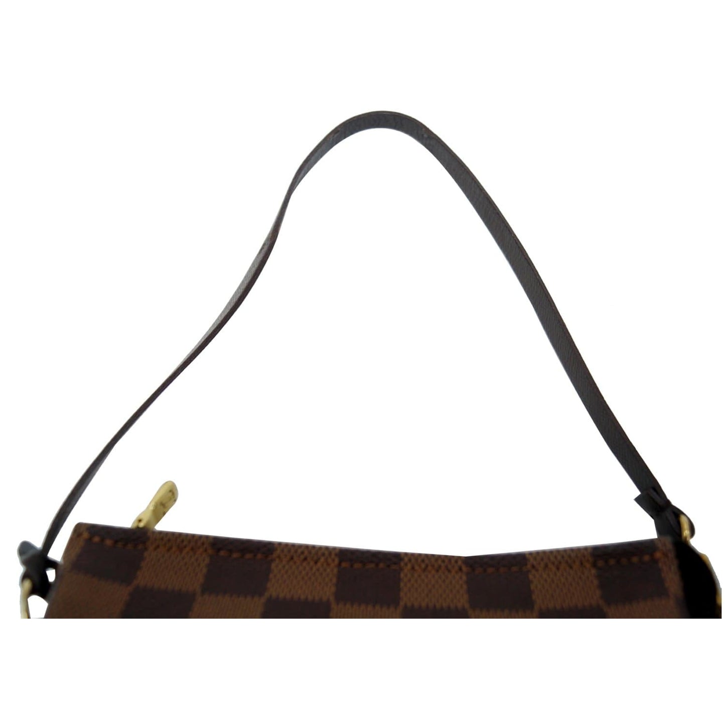 LOUIS VUITTON Truth Damier Ebene Makeup Pouch Bag Brown