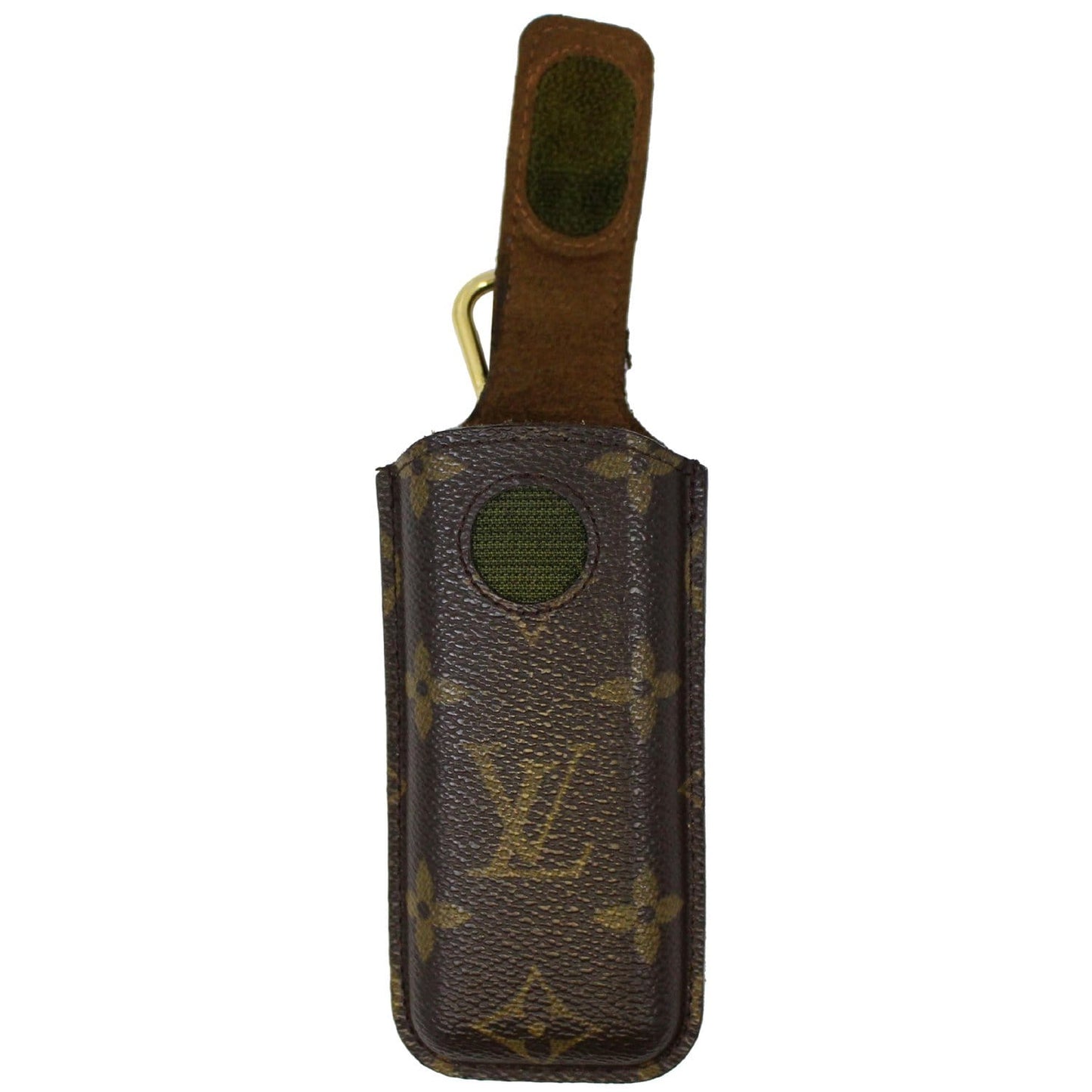 LOUIS VUITTON Etui Telephone International Monogram Phone Case Brown