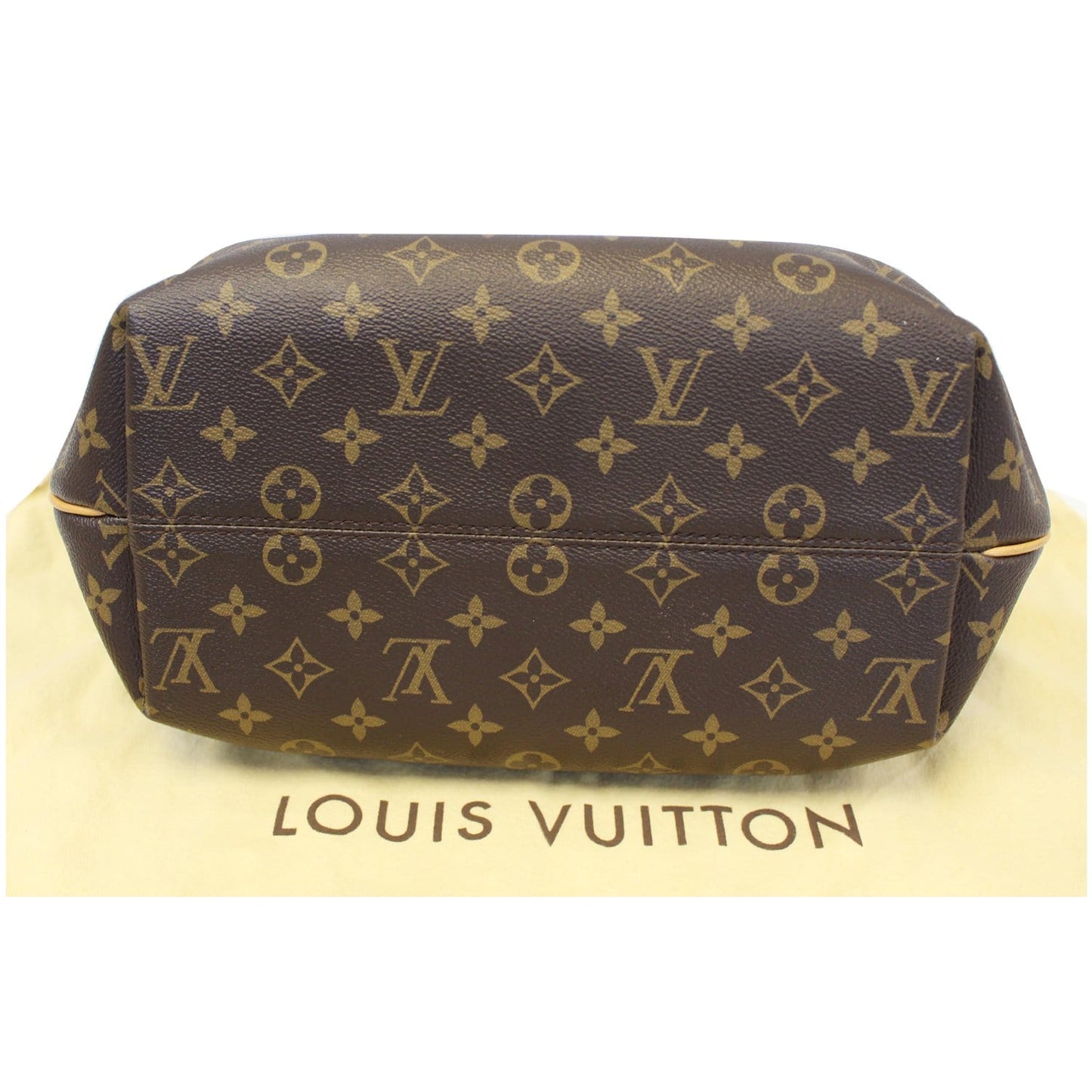 LOUIS VUITTON Turenne MM Monogram Canvas 2 Way Shoulder Bag Brown