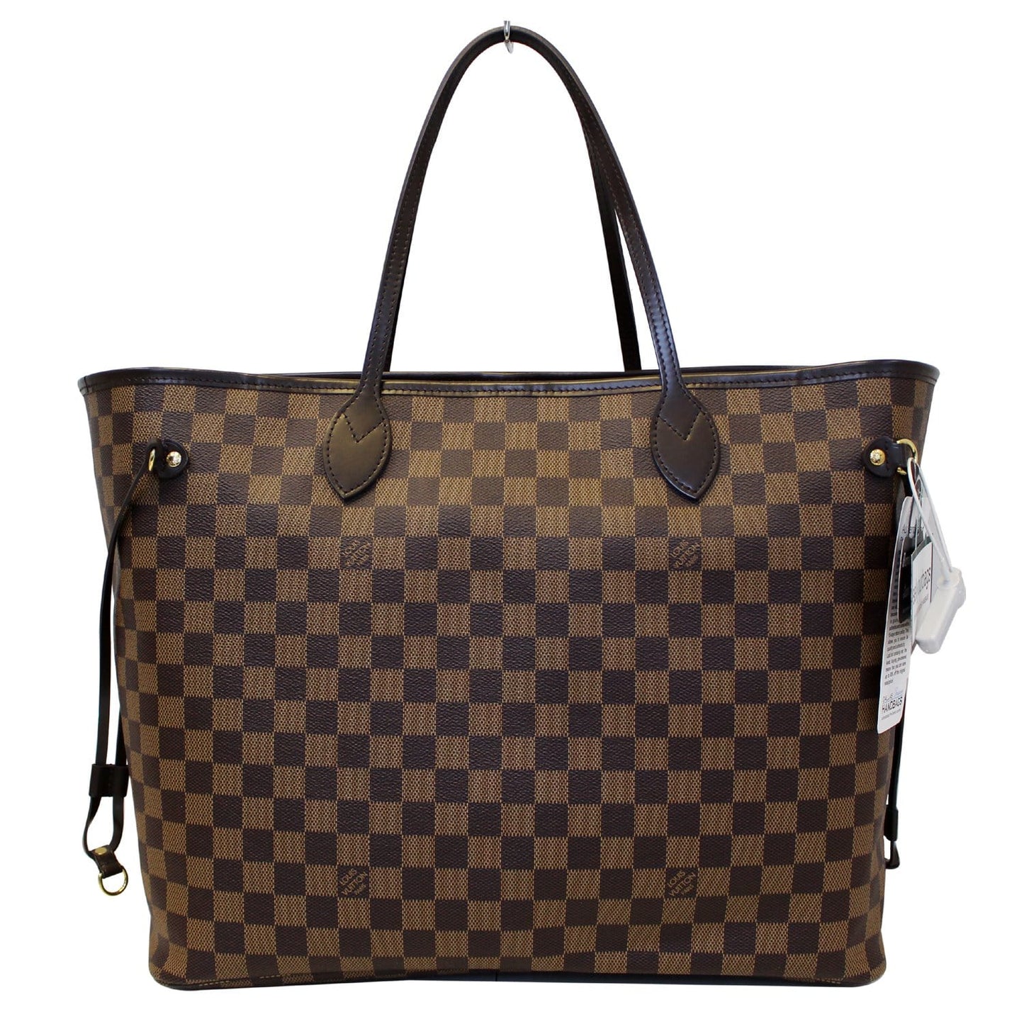 LOUIS VUITTON Neverfull GM Damier Ebene Tote Shoulder Bag