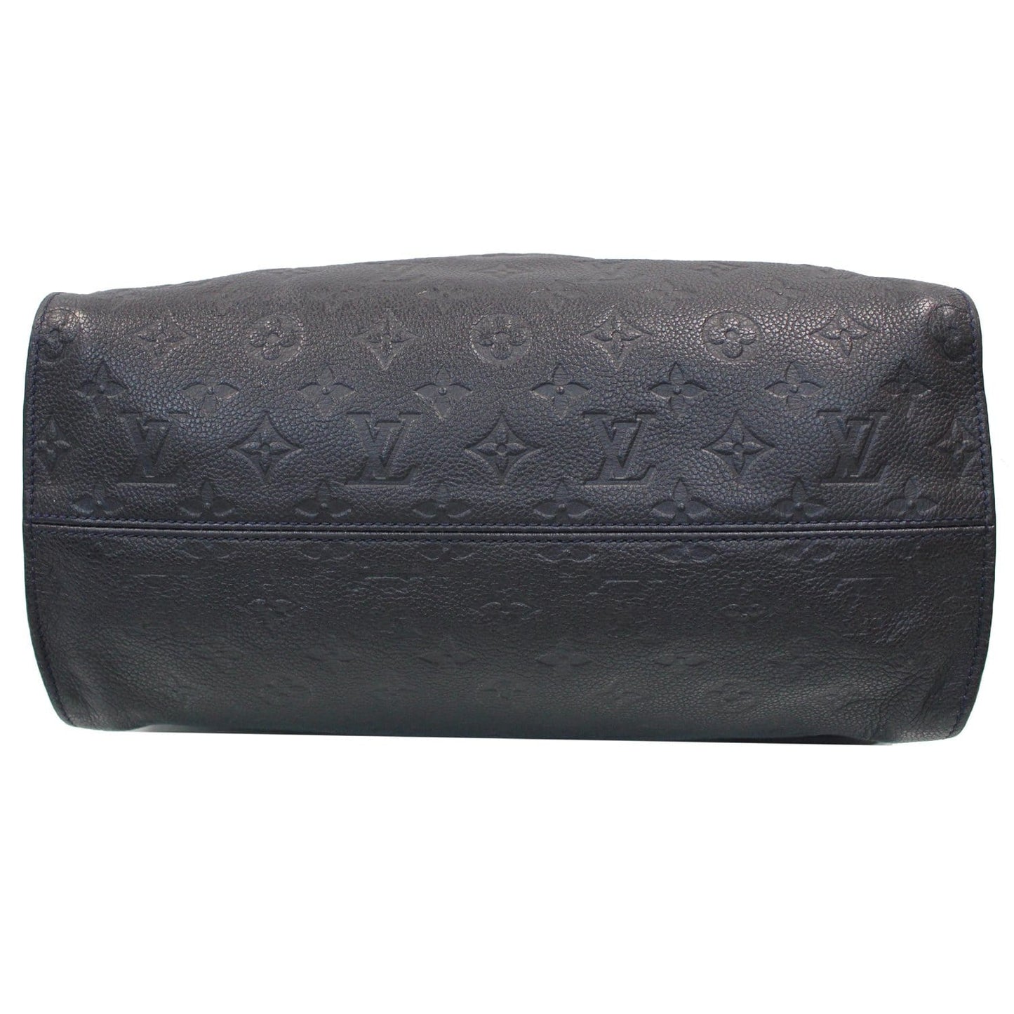 LOUIS VUITTON Lumineuse PM Monogram Empreinte Leather Shoulder Bag Black