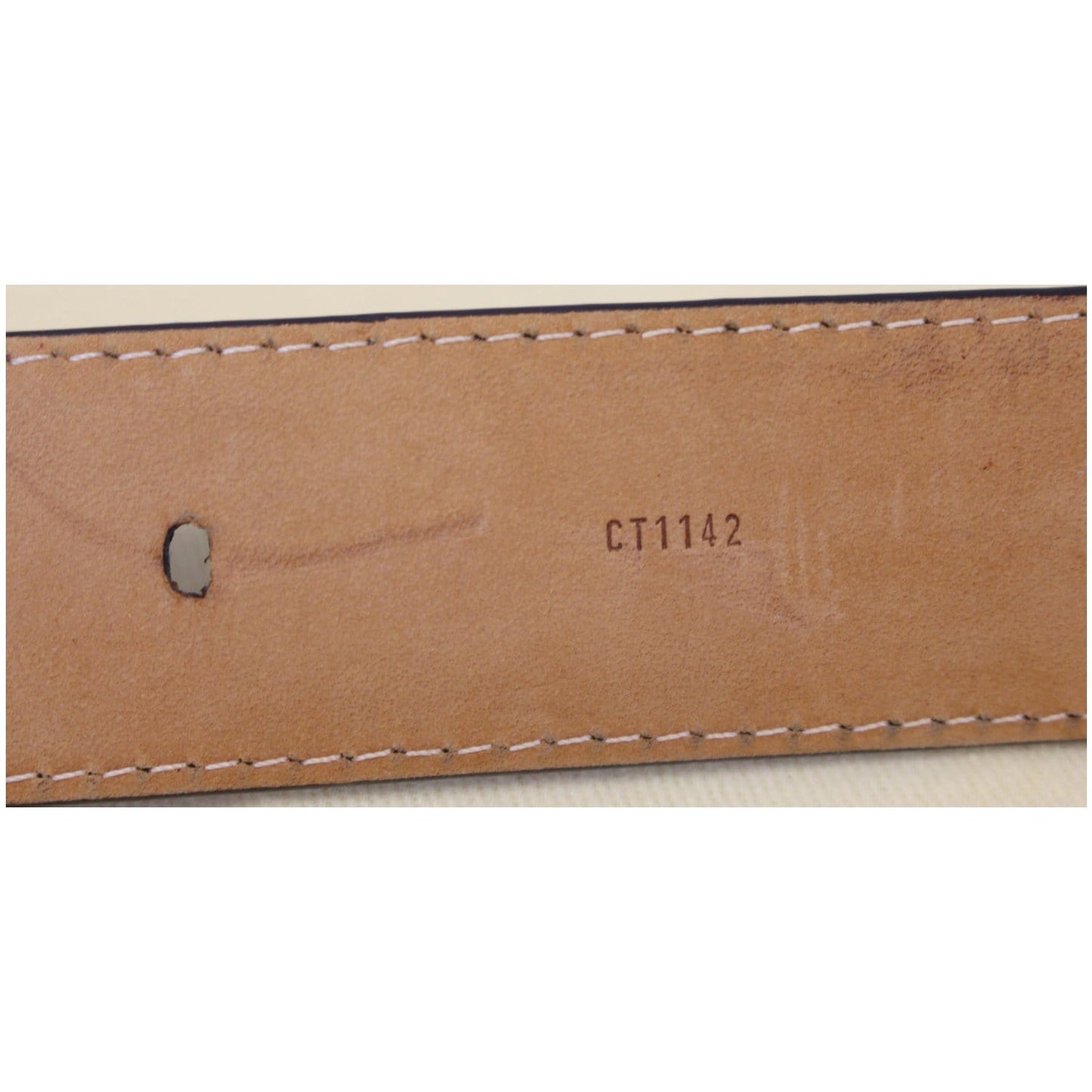 LOUIS VUITTON Ellipse Monogram Canvas Belt Brown Size 100/40