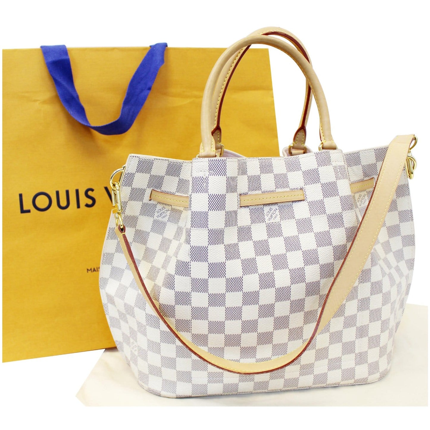 LOUIS VUITTON Girolata Damier Azur Shoulder Bag