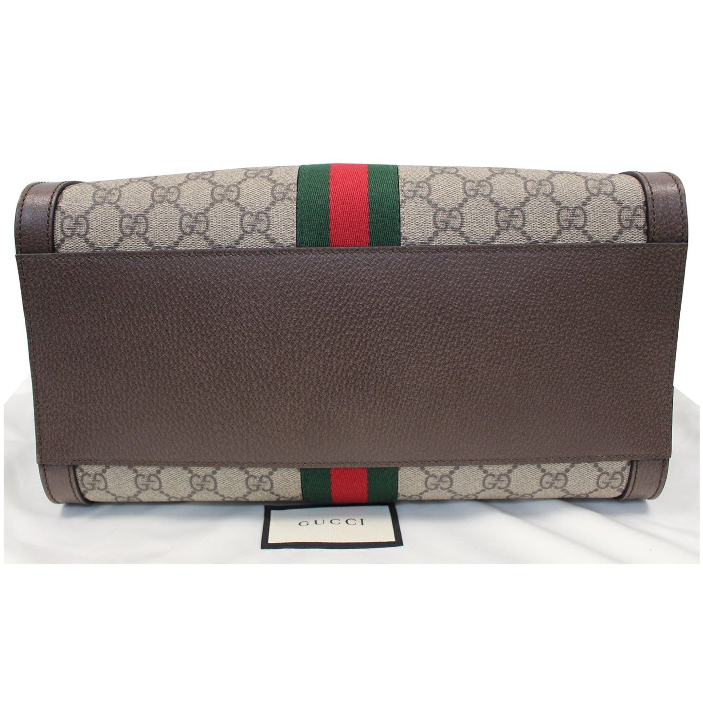 GUCCI Ophidia Medium GG Supreme Tote Shoulder Bag Beige 524537