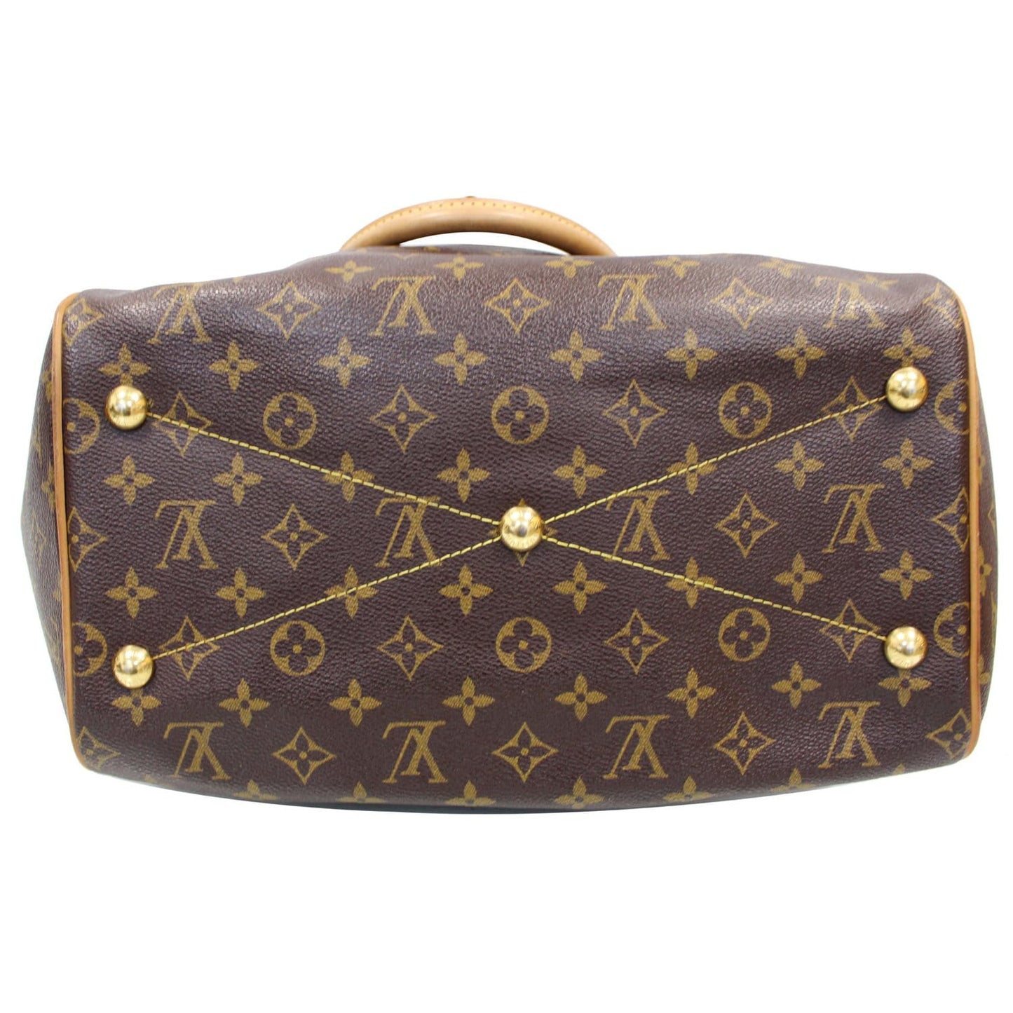 LOUIS VUITTON Tivoli GM Monogram Canvas Shoulder Bag Brown