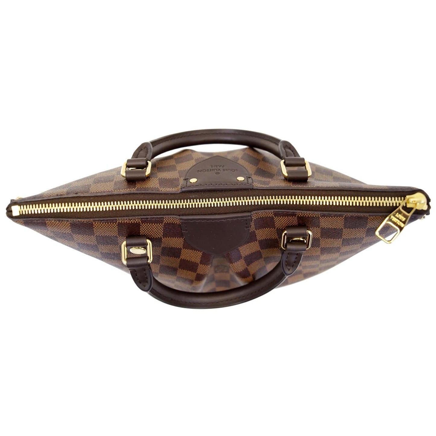 LOUIS VUITTON Siena PM Damier Ebene Shoulder Bag Brown
