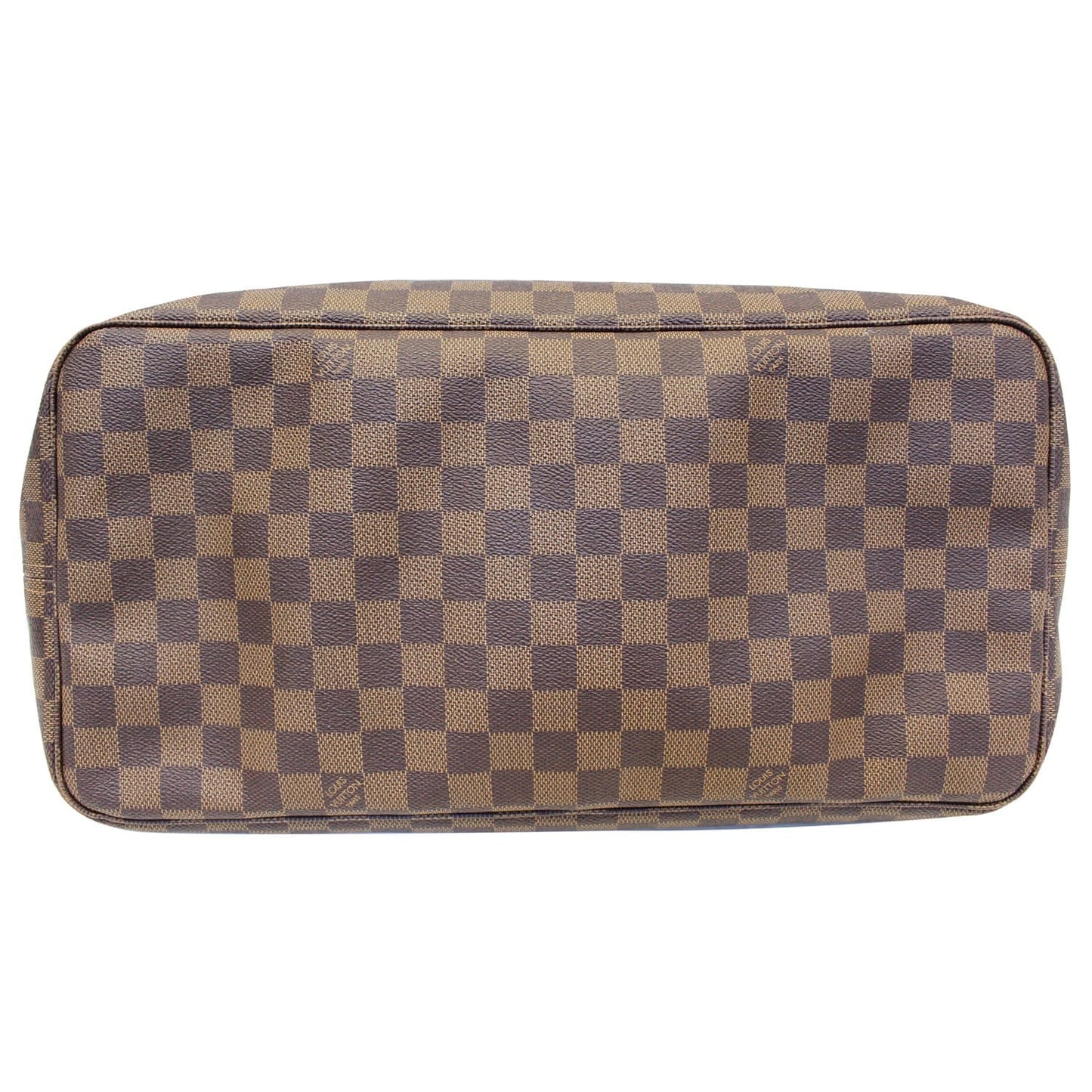 LOUIS VUITTON Neverfull GM Damier Ebene Tote Shoulder Bag Brown