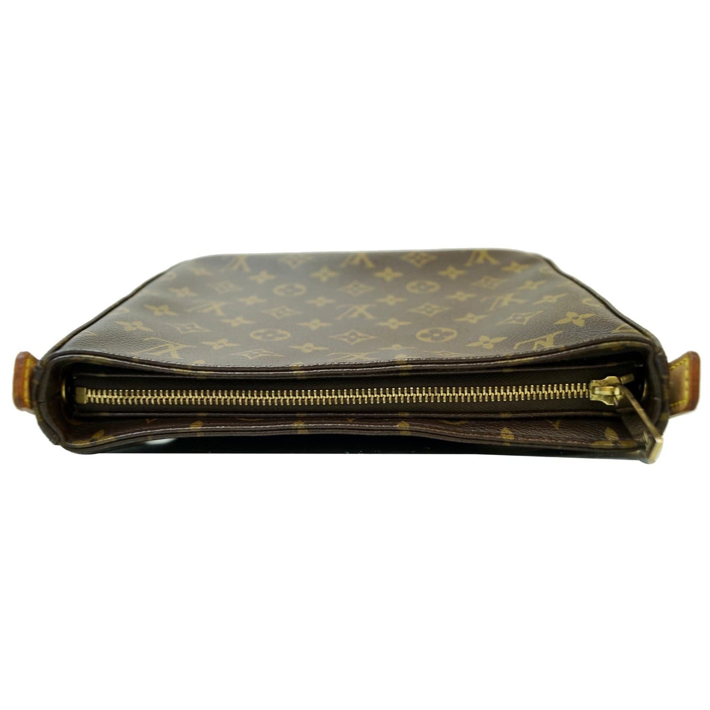 LOUIS VUITTON Looping MM Monogram Canvas Shoulder Bag Brown
