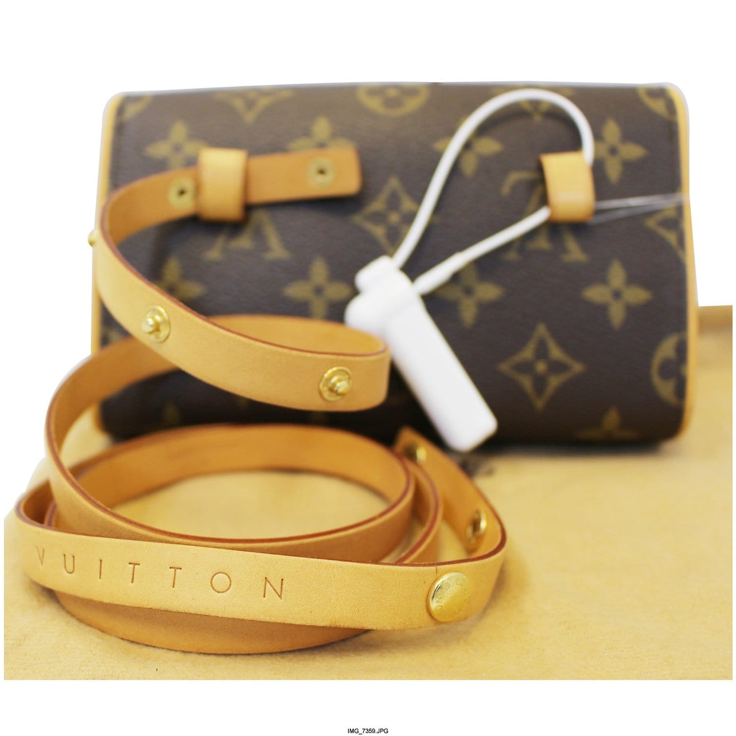 LOUIS VUITTON Pochette Florentine Monogram Canvas Waist Bag