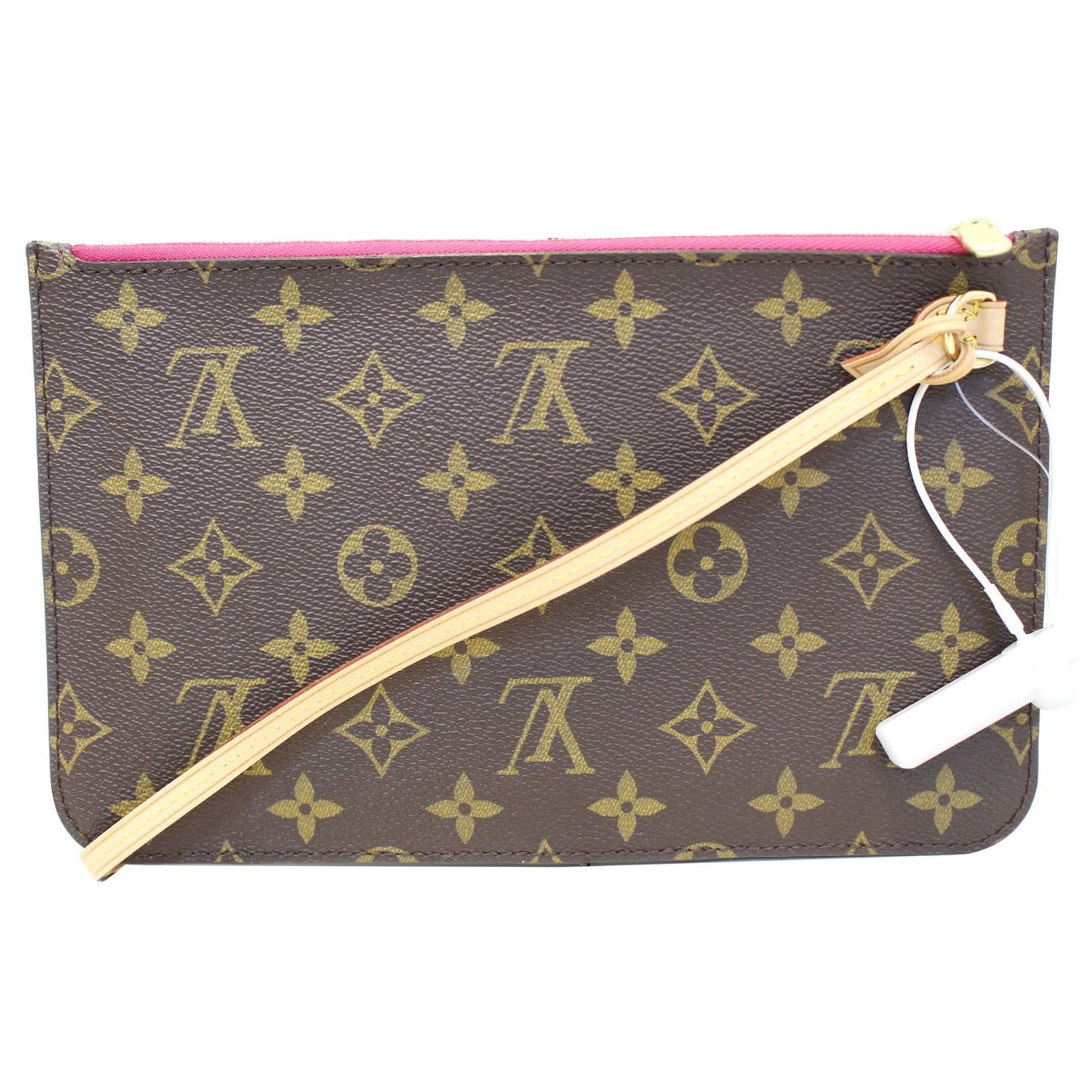 LOUIS VUITTON Pochette Wristlet Pouch Monogram Canvas Neverfull