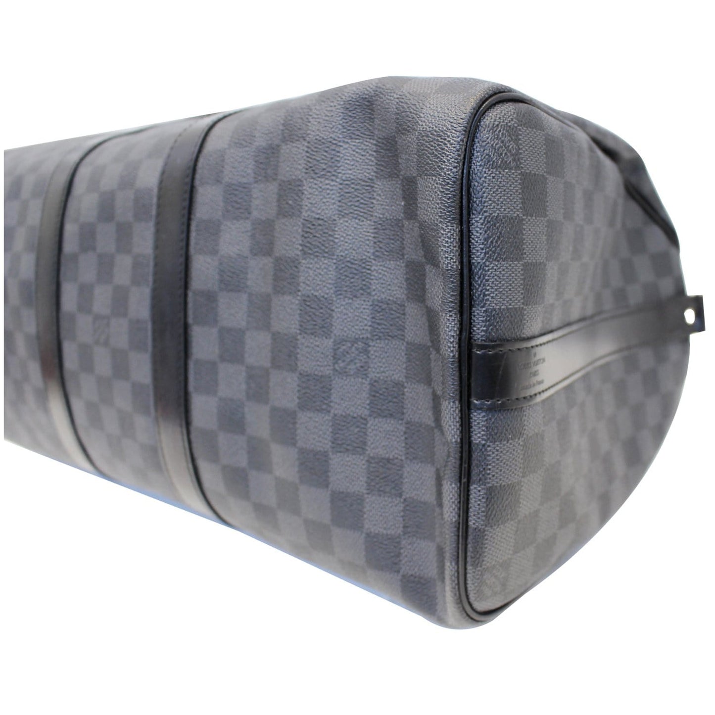 LOUIS VUITTON Keepall 45 Damier Graphite Bandouliere Travel Bag