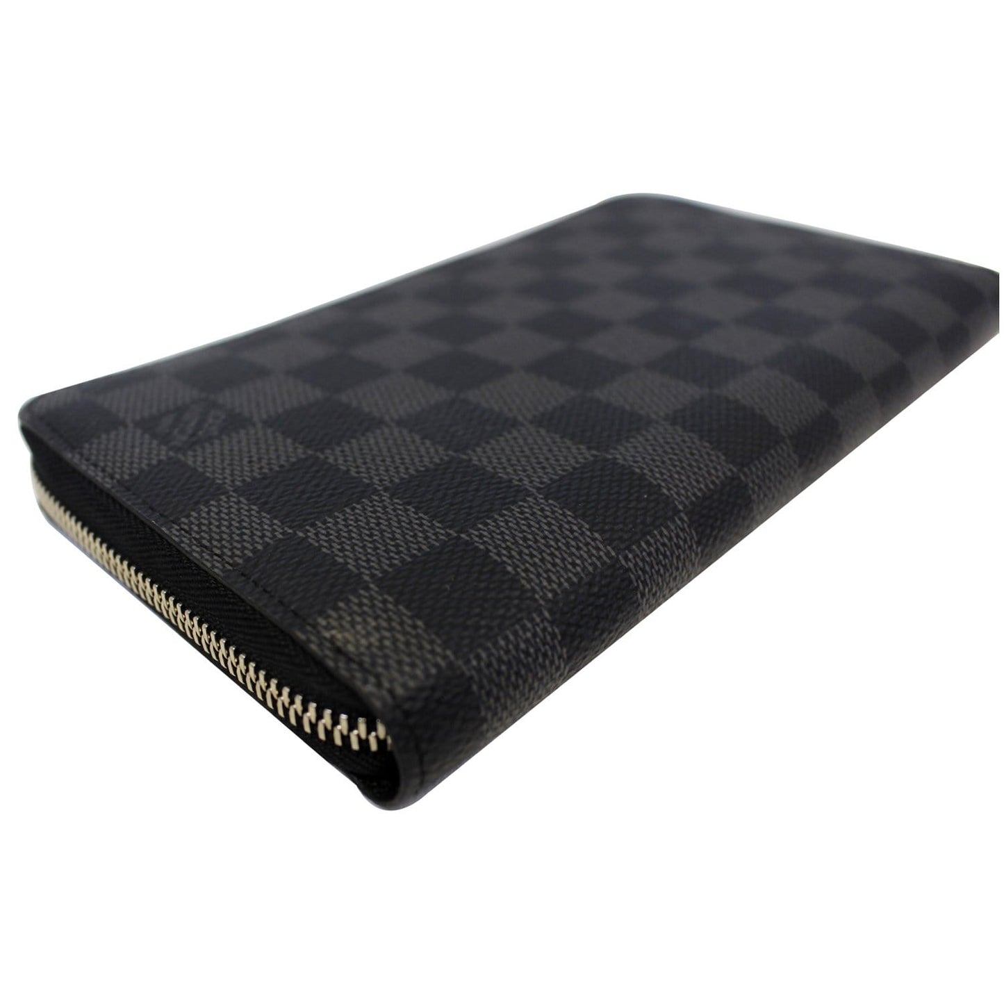 LOUIS VUITTON Zippy Organizer Damier Graphite Wallet Black