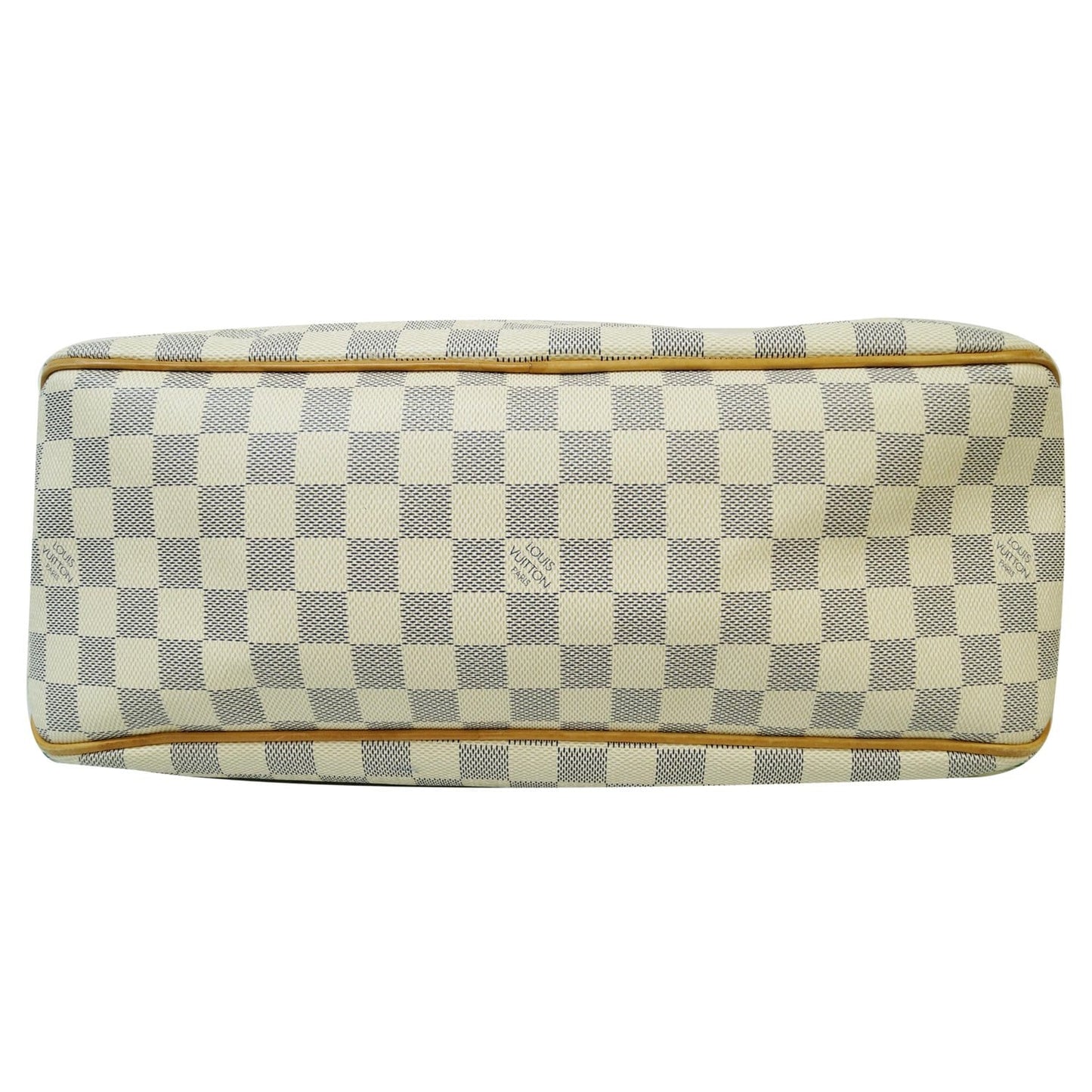 LOUIS VUITTON Delightful MM Damier Azur Hobo Shoulder Bag White