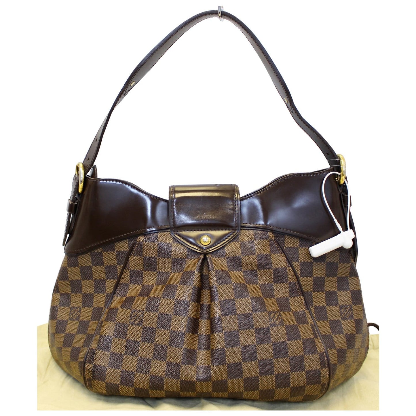 LOUIS VUITTON Sistina MM Damier Ebene Shoulder Bag