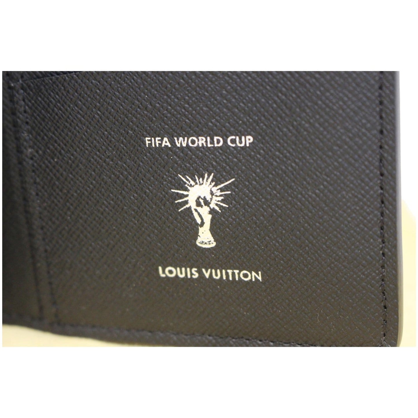LOUIS VUITTON FIFA World Cup Brazza Long Epi Leather Wallet Black - Final Sale