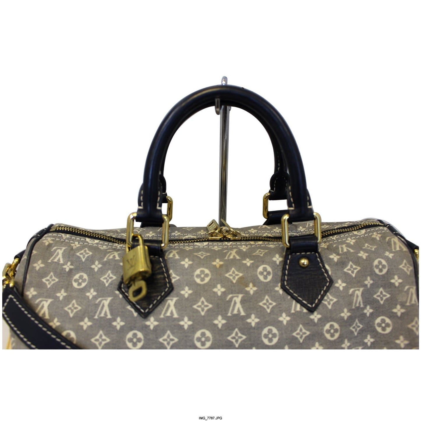 LOUIS VUITTON Speedy 30 Bandouliere Monogram Mini Lin Shoulder Bag