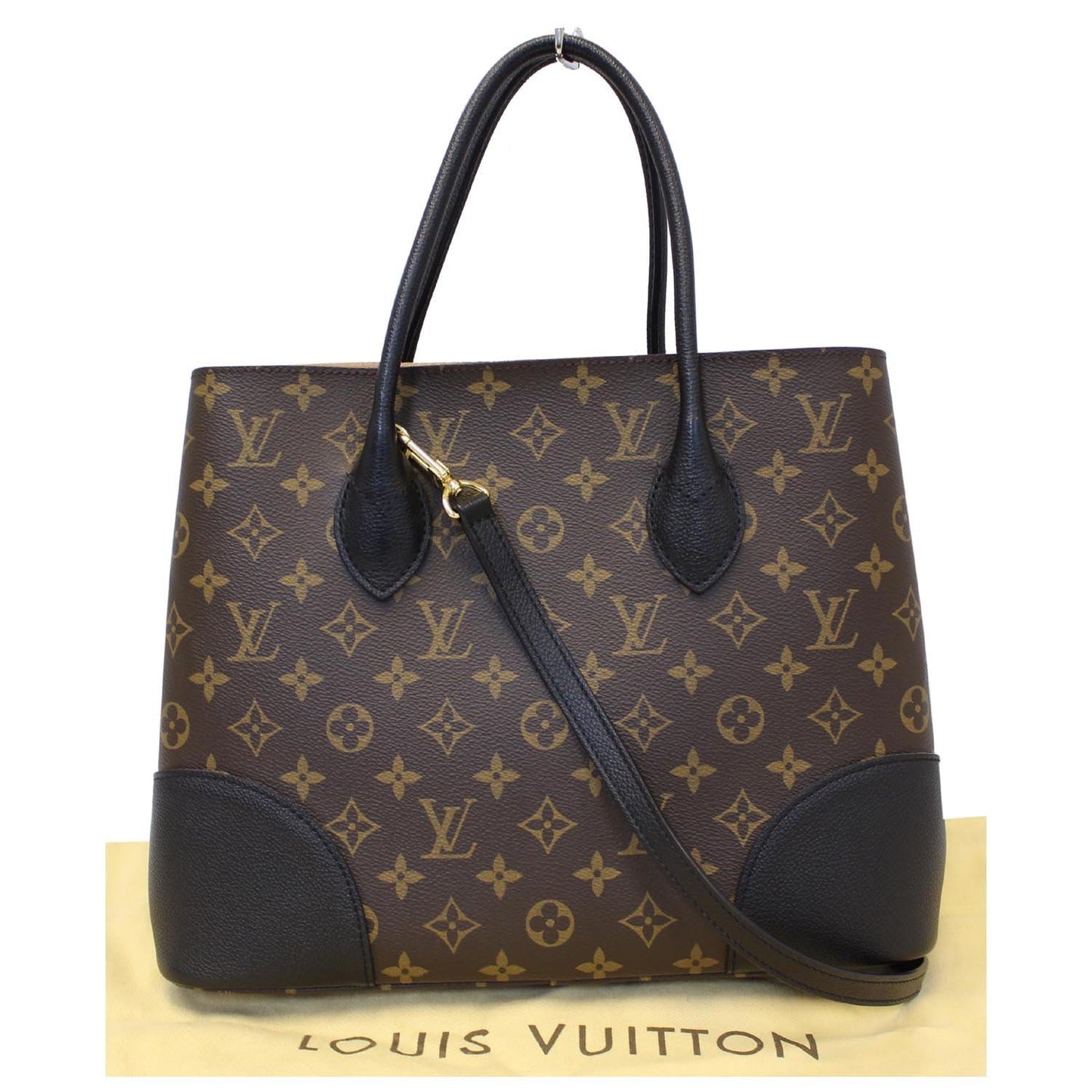 LOUIS VUITTON Flandrin Monogram Canvas Shoulder Handbag