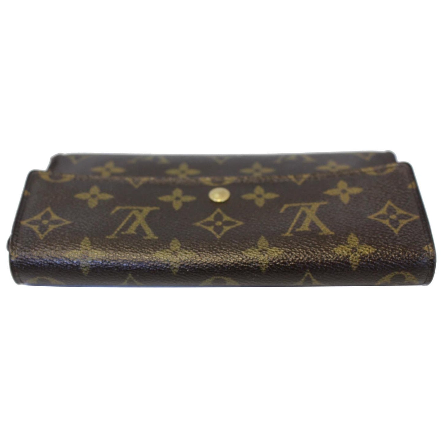 LOUIS VUITTON Porte Tresor International Monogram Canvas Wallet Brown