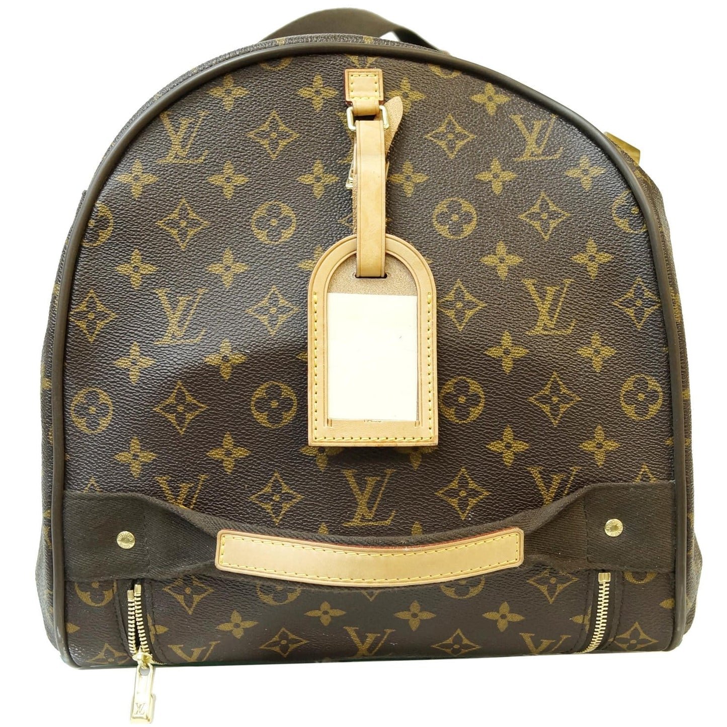 LOUIS VUITTON Neo Eole 55 Monogram Canvas Rolling Duffle Bag Brown