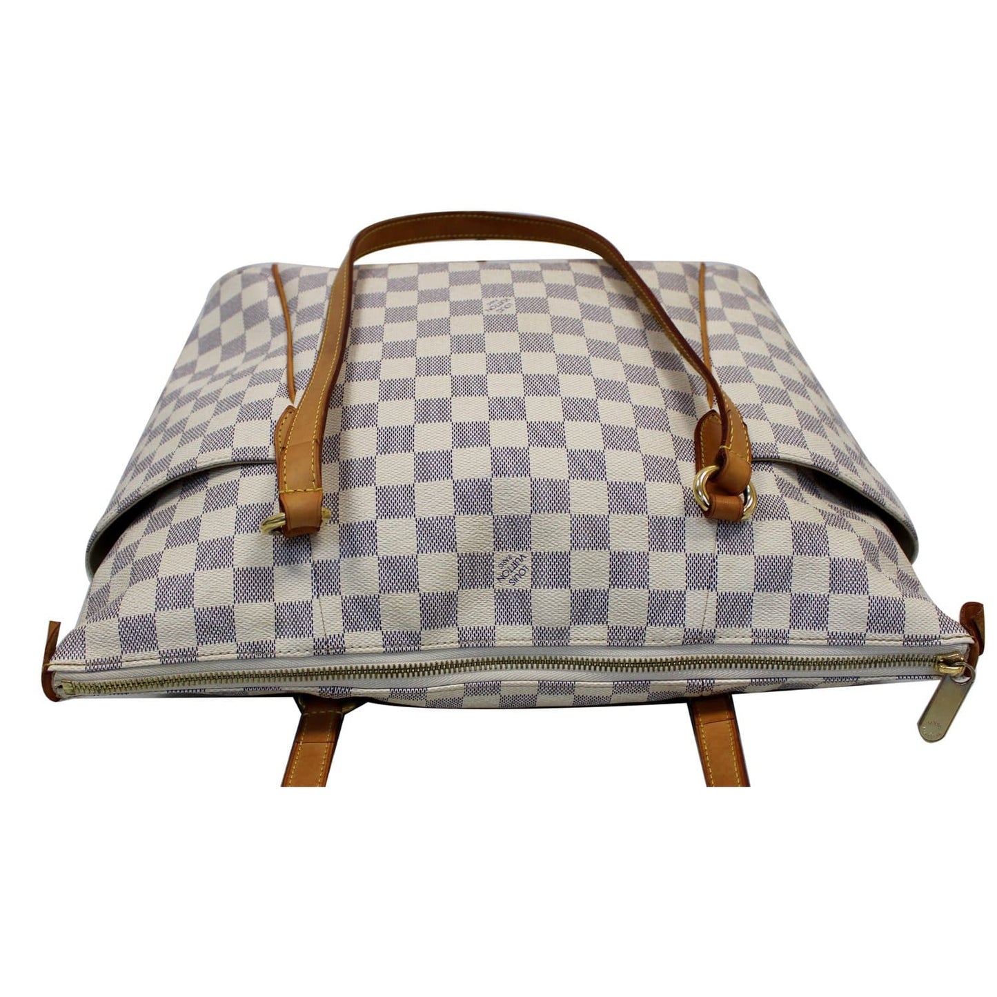 LOUIS VUITTON Totally GM Damier Azur Shoulder Bag White