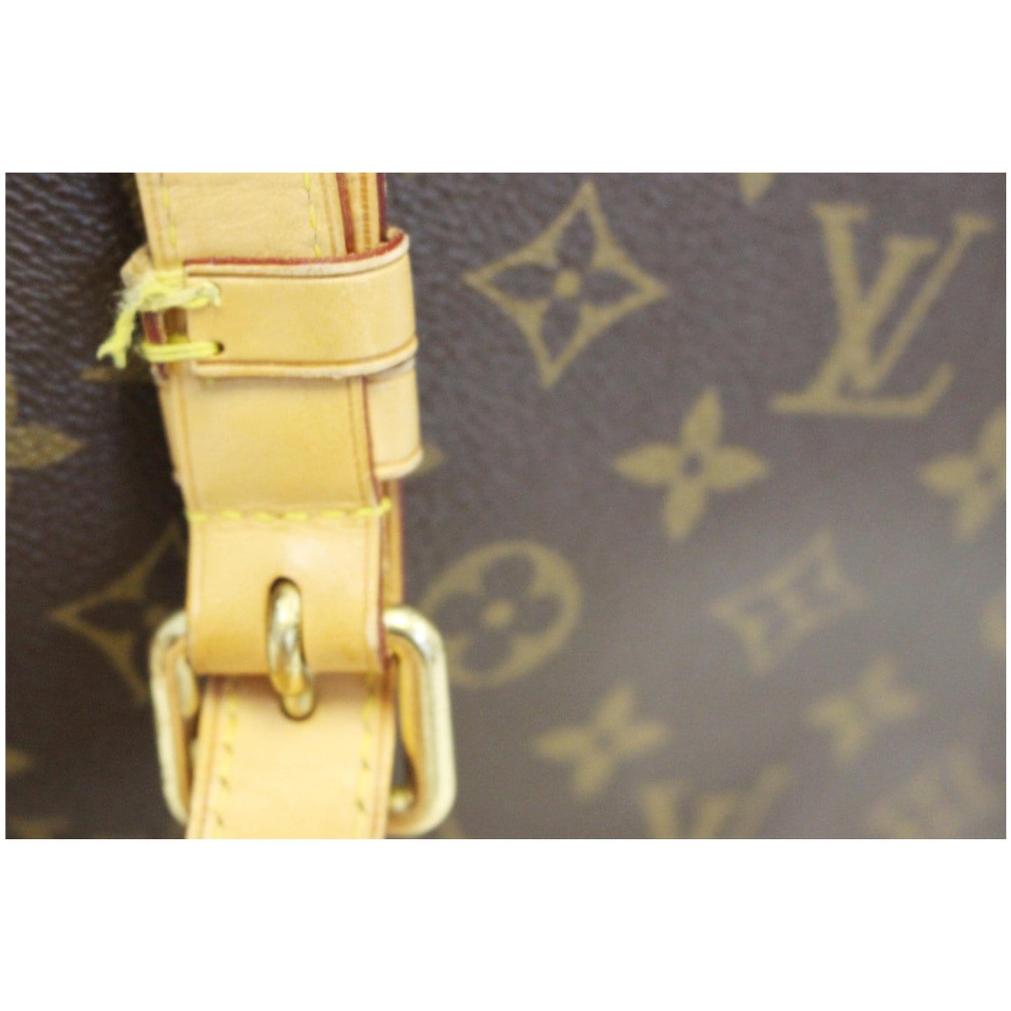 LOUIS VUITTON Odeon GM Monogram Canvas Shoulder Bag Brown