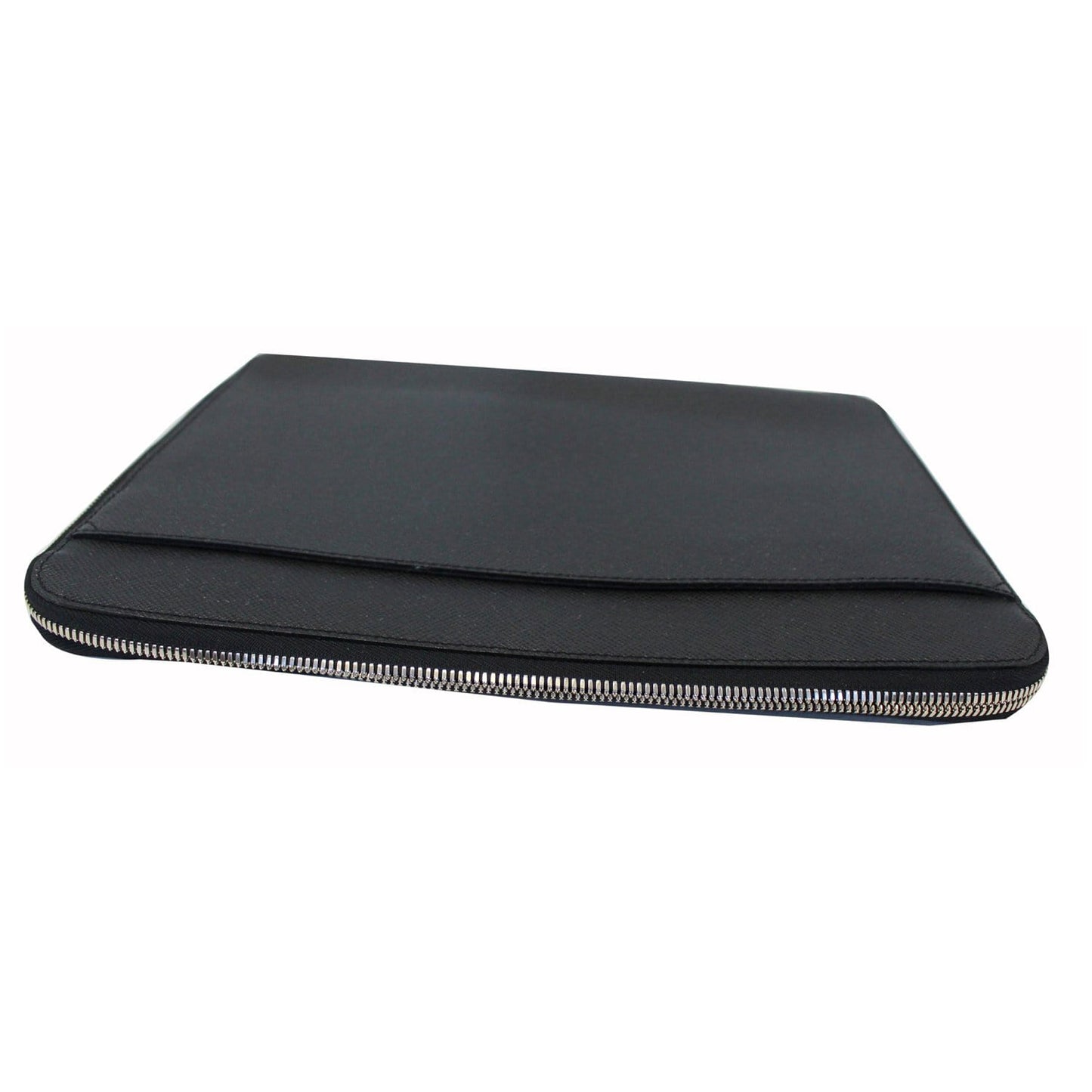 LOUIS VUITTON Vladimir Taiga Leather Document Clutch Bag Grey