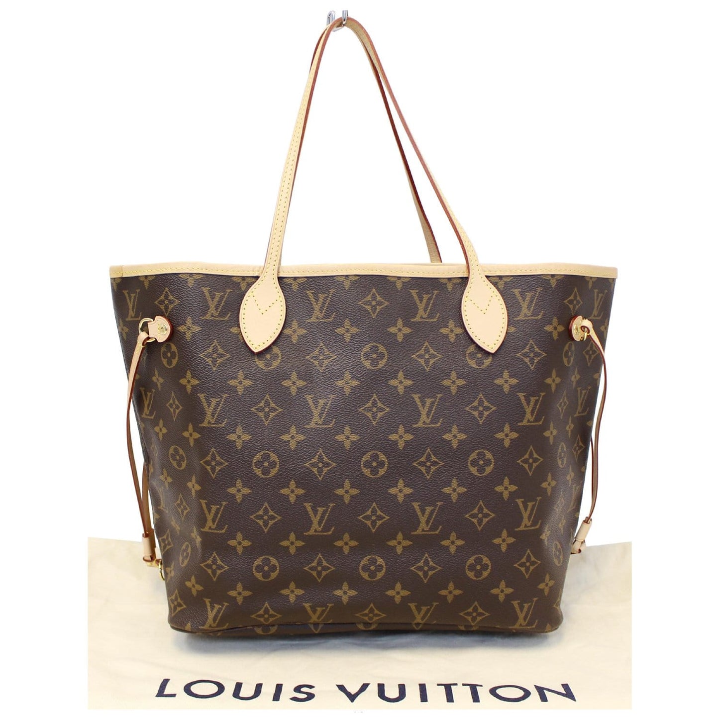 LOUIS VUITTON Neverfull MM Pivoine Monogram Canvas Tote Bag